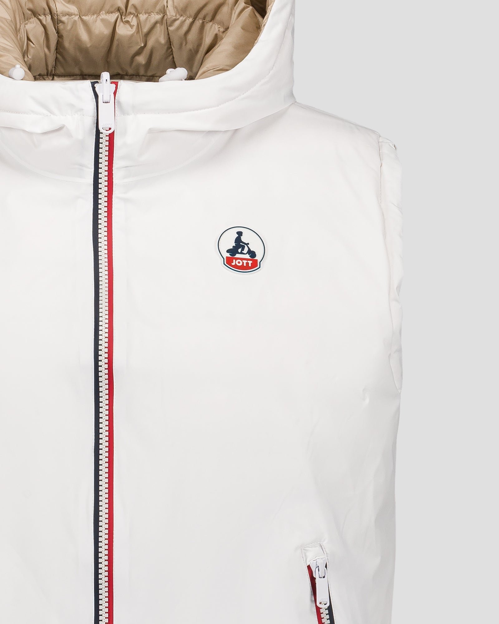 Doudoune sans manches réversible laren JOTT Blanc