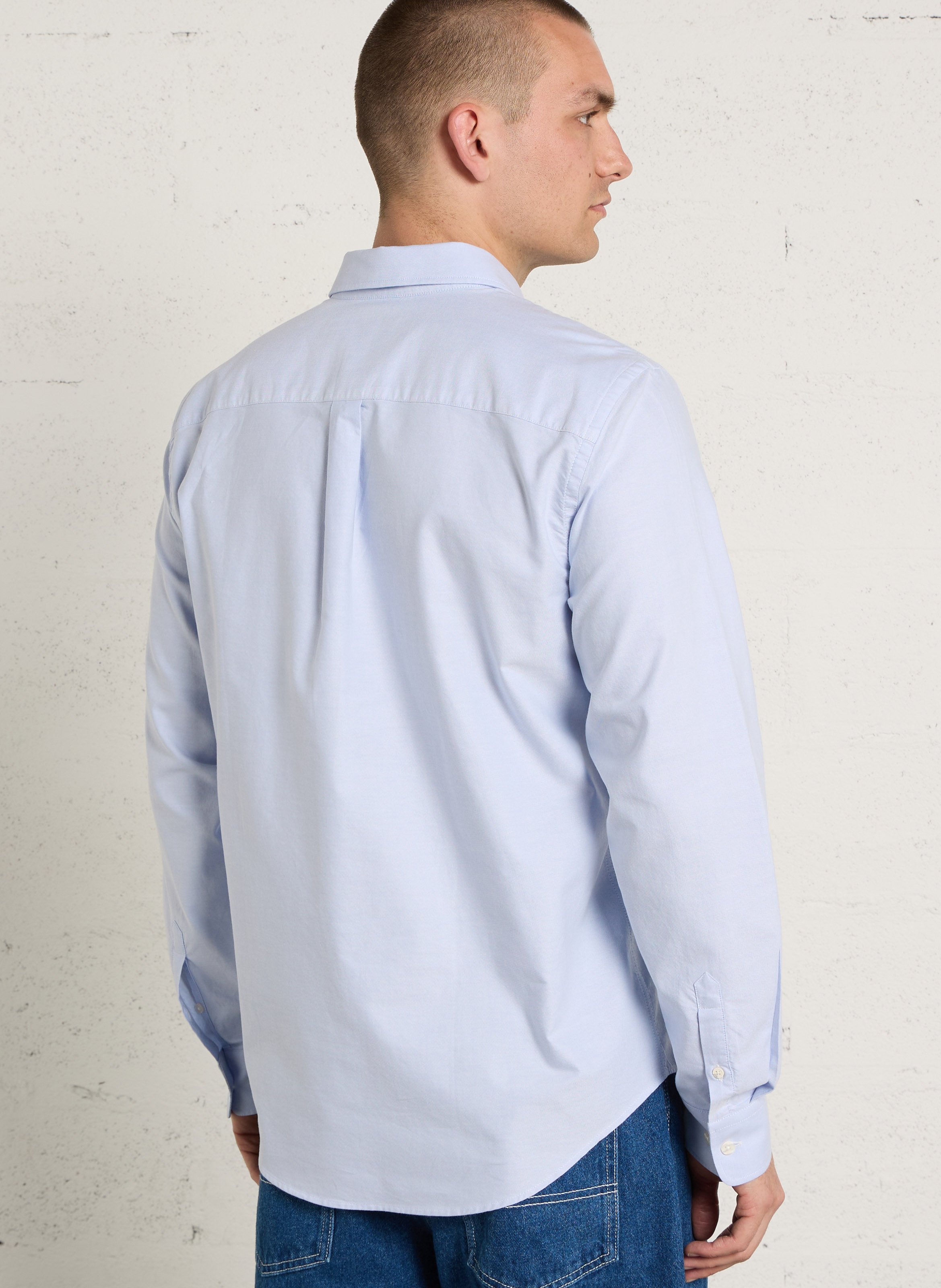 Chemise oversize col classique en coton CHEVIGNON Bleu