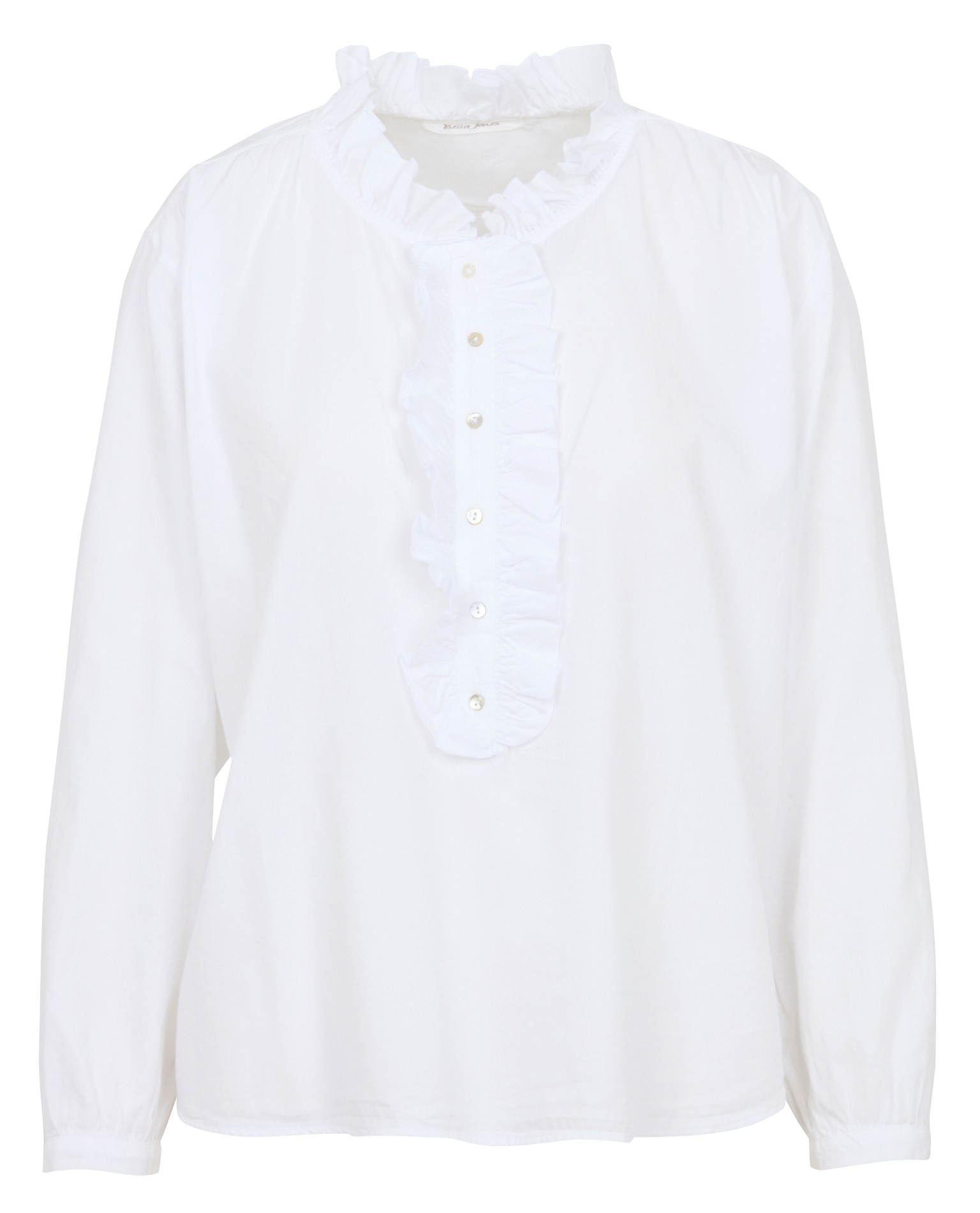 Blouse droite en coton BELLA JONES Blanc