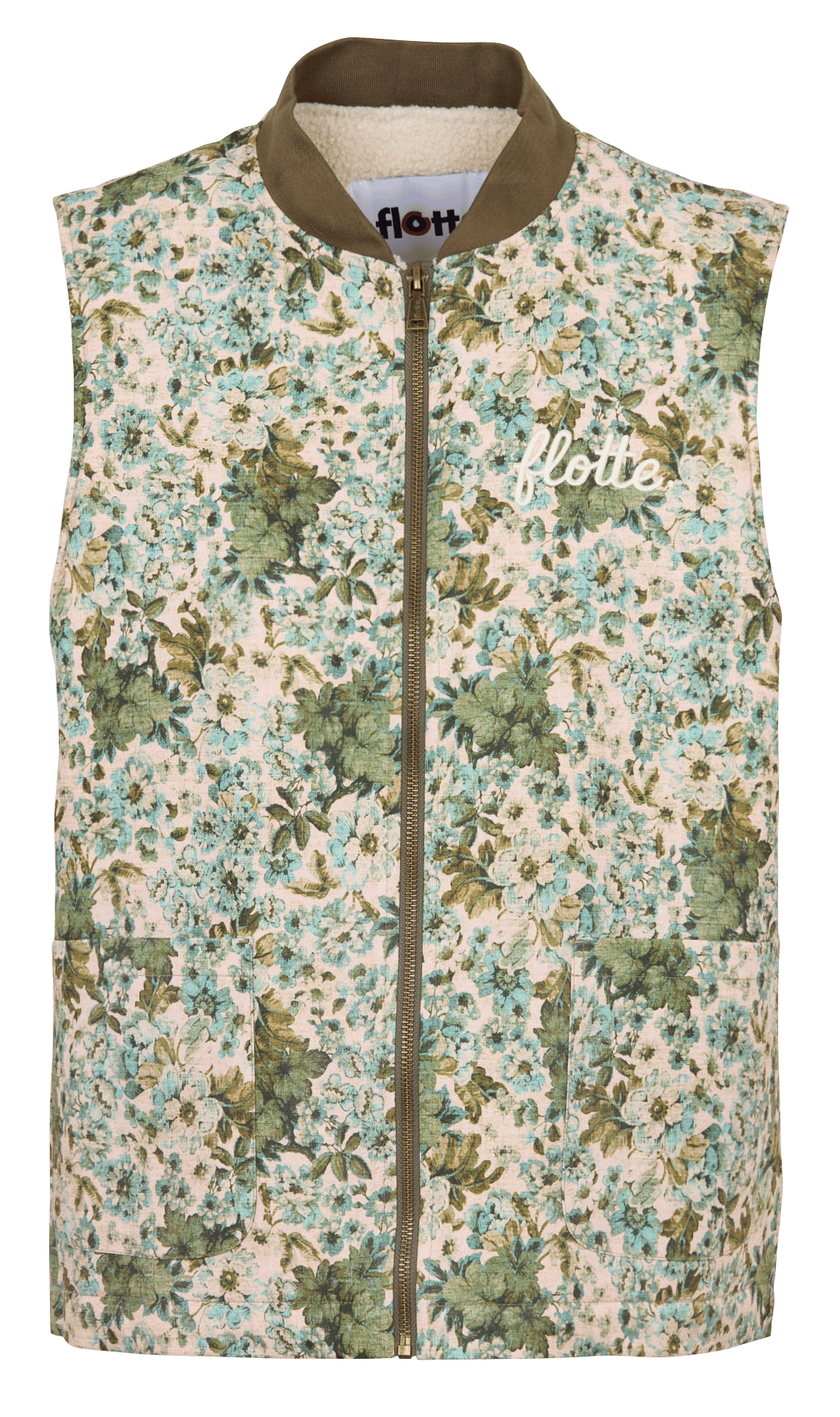 Jasje met ronde hals - wolblend FLOTTE Veelkleurig