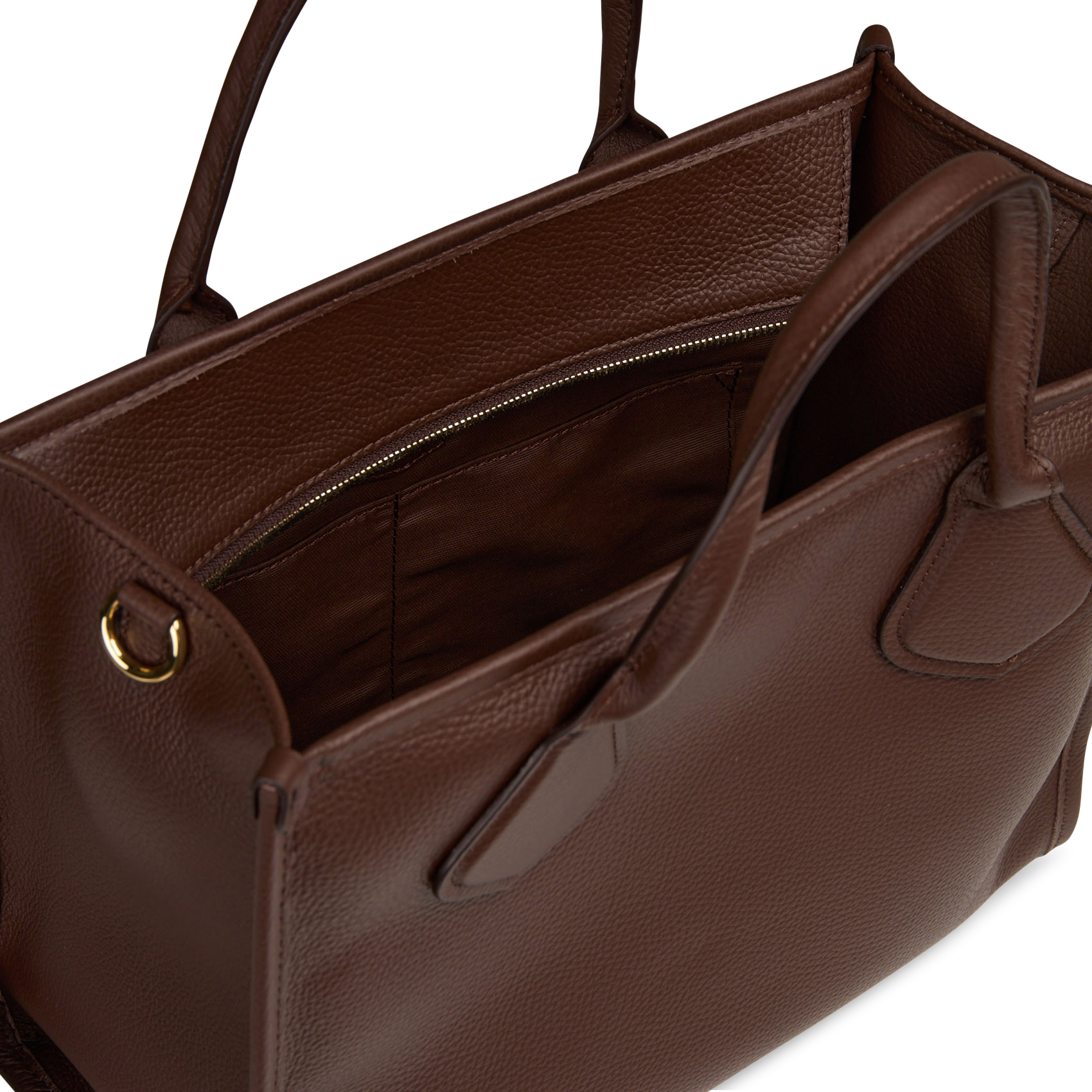 Cabas en cuir LANCEL Marron