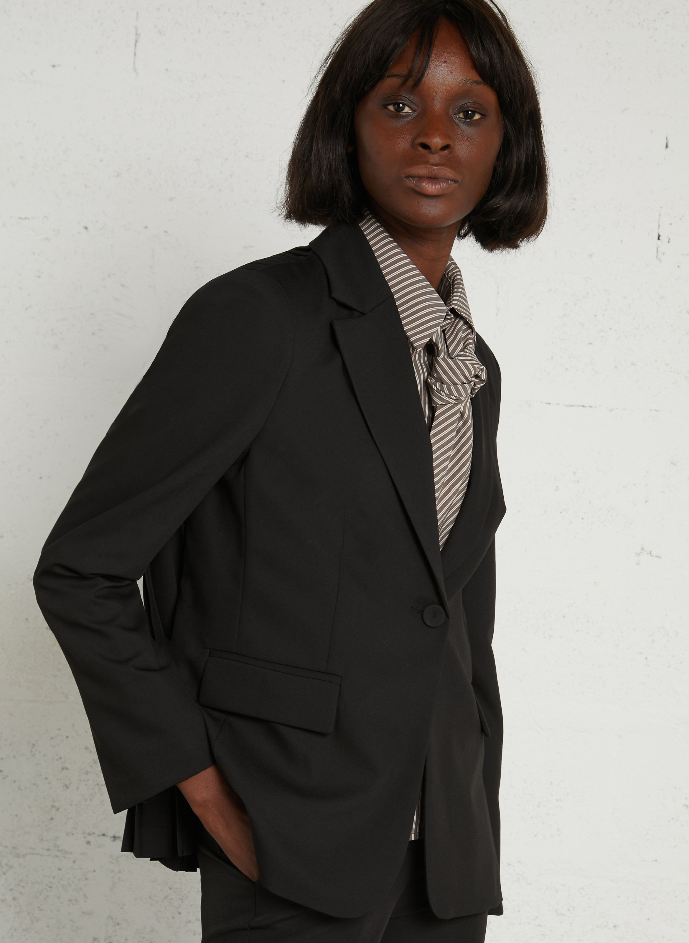 Fitted blazer jacket IMPERIAL Black