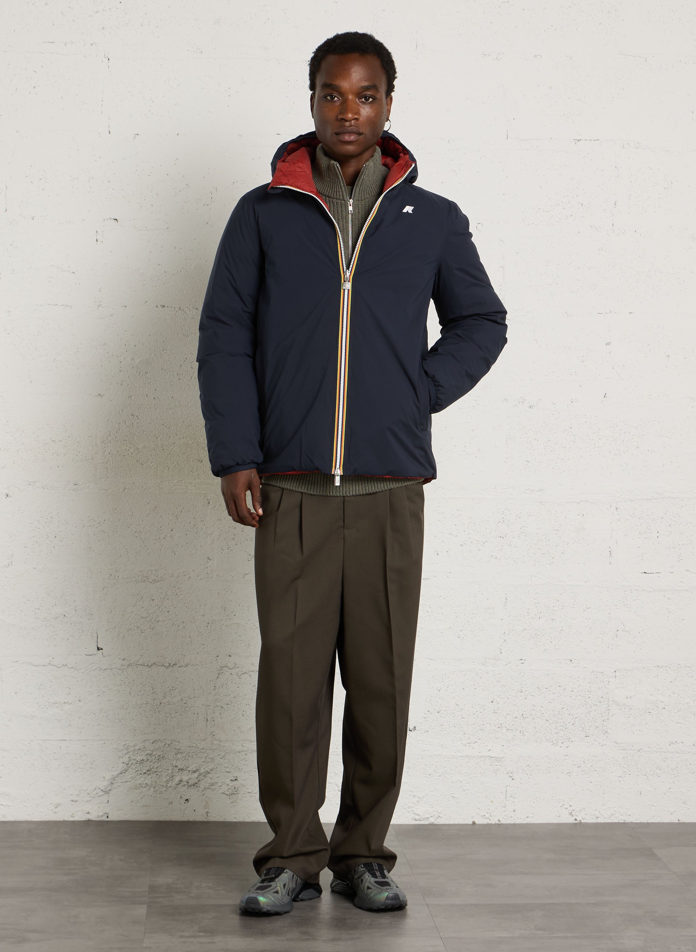 Troyer aus Wolle COLORFUL STANDARD Khaki