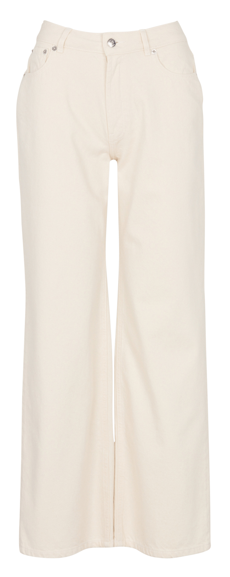 Jean droit en coton BERENICE White