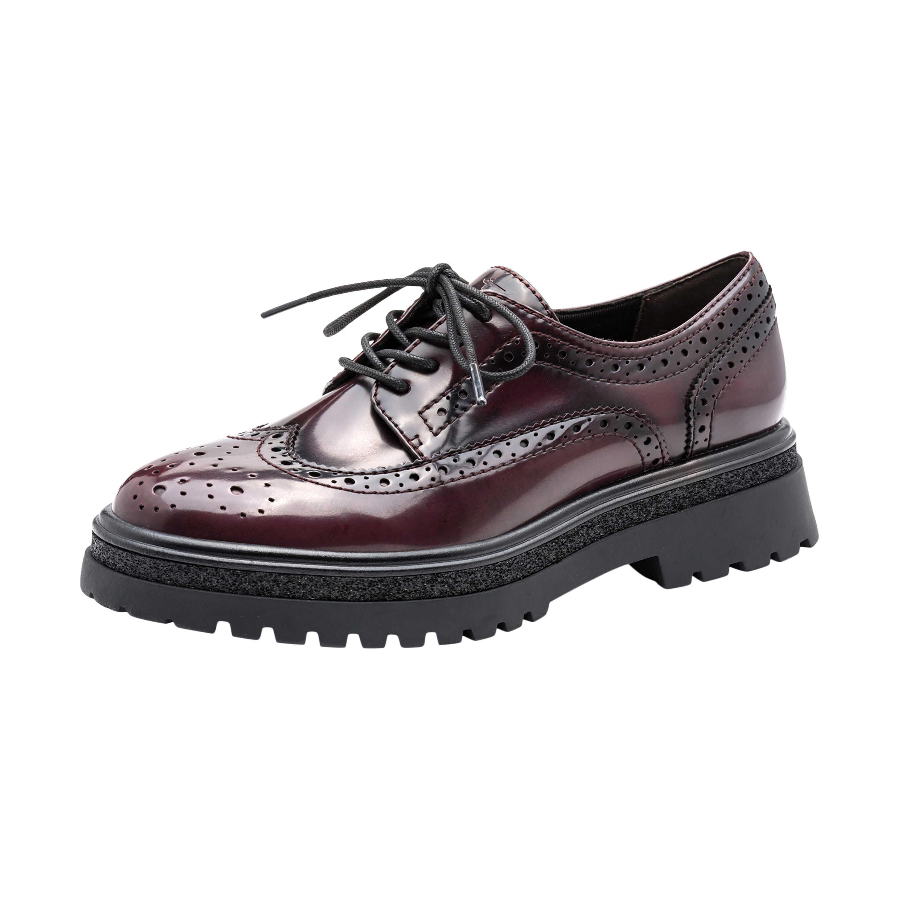 Lace-up Derby shoes TAMARIS Red