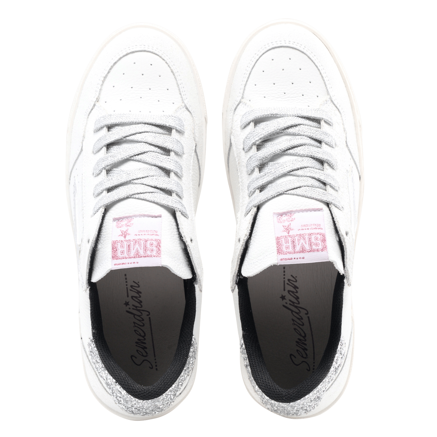 Lage sneakers met vetersluiting SEMERDJIAN - SMR Wit