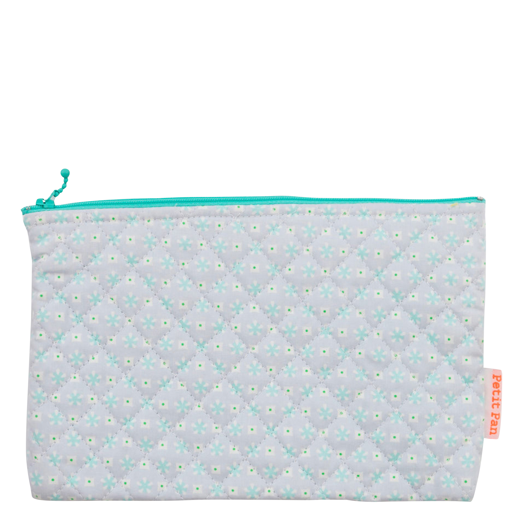 Pochette matelassée imprimé fleuri en coton PETIT PAN