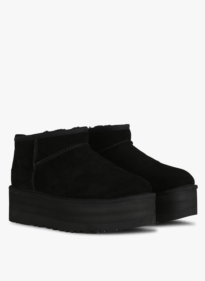 Bottines Fourr es Plateforme W Classic Ultra Mini Platform Black