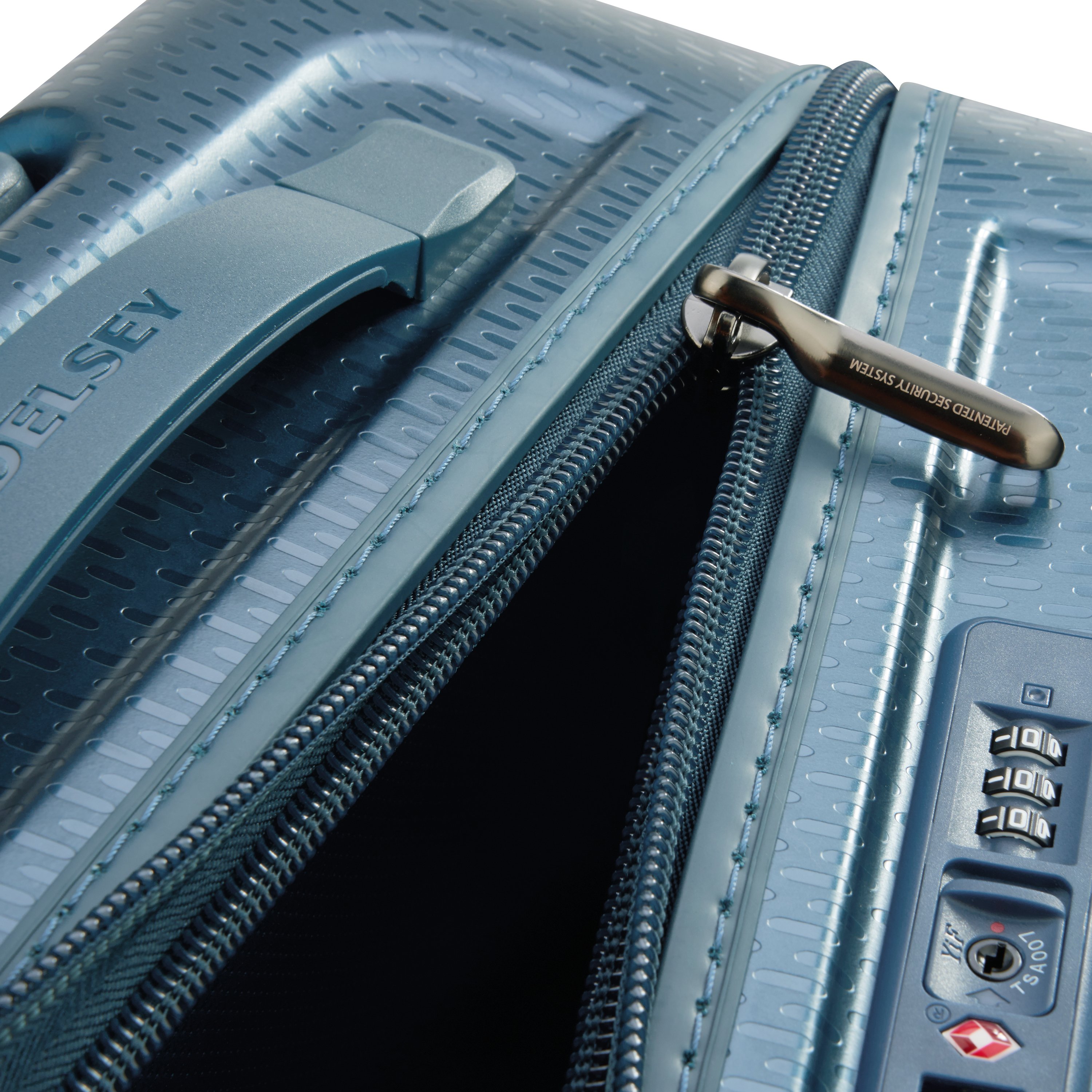 Rigid hold suitcase | Blue DELSEY PARIS Women