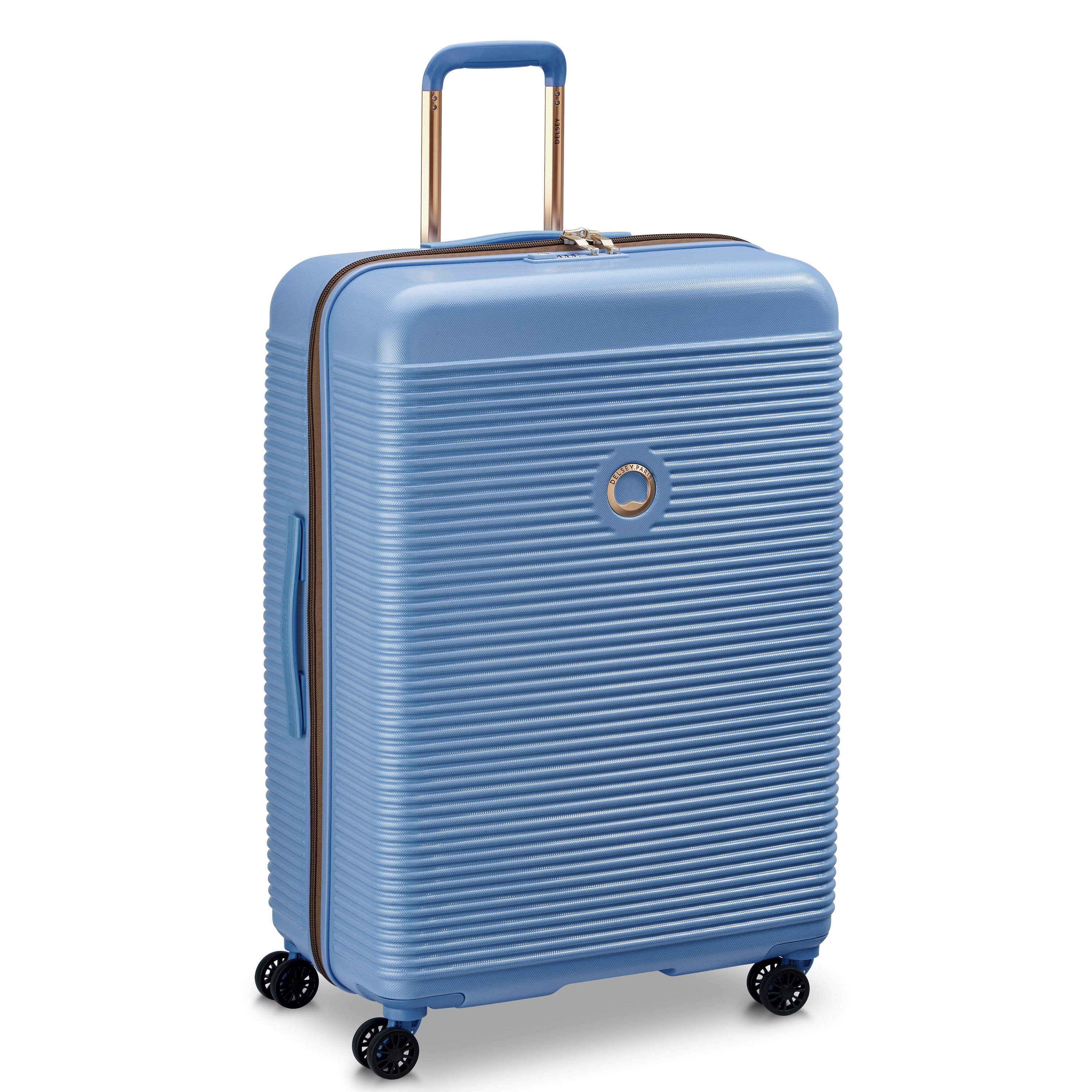 Rigid hold suitcase DELSEY PARIS Blue