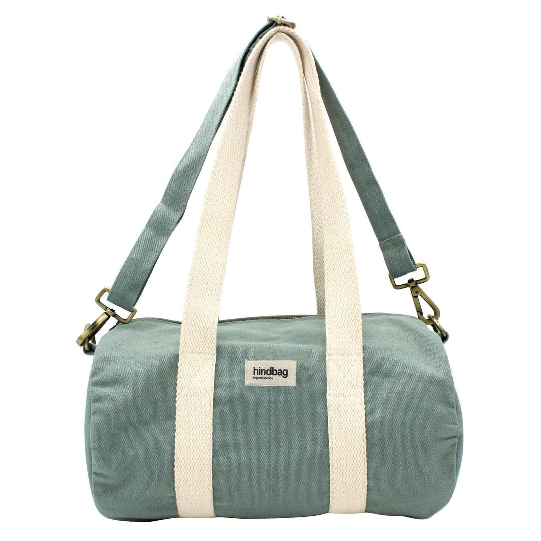 Cotton weekend bag MINI SIMON Sauge