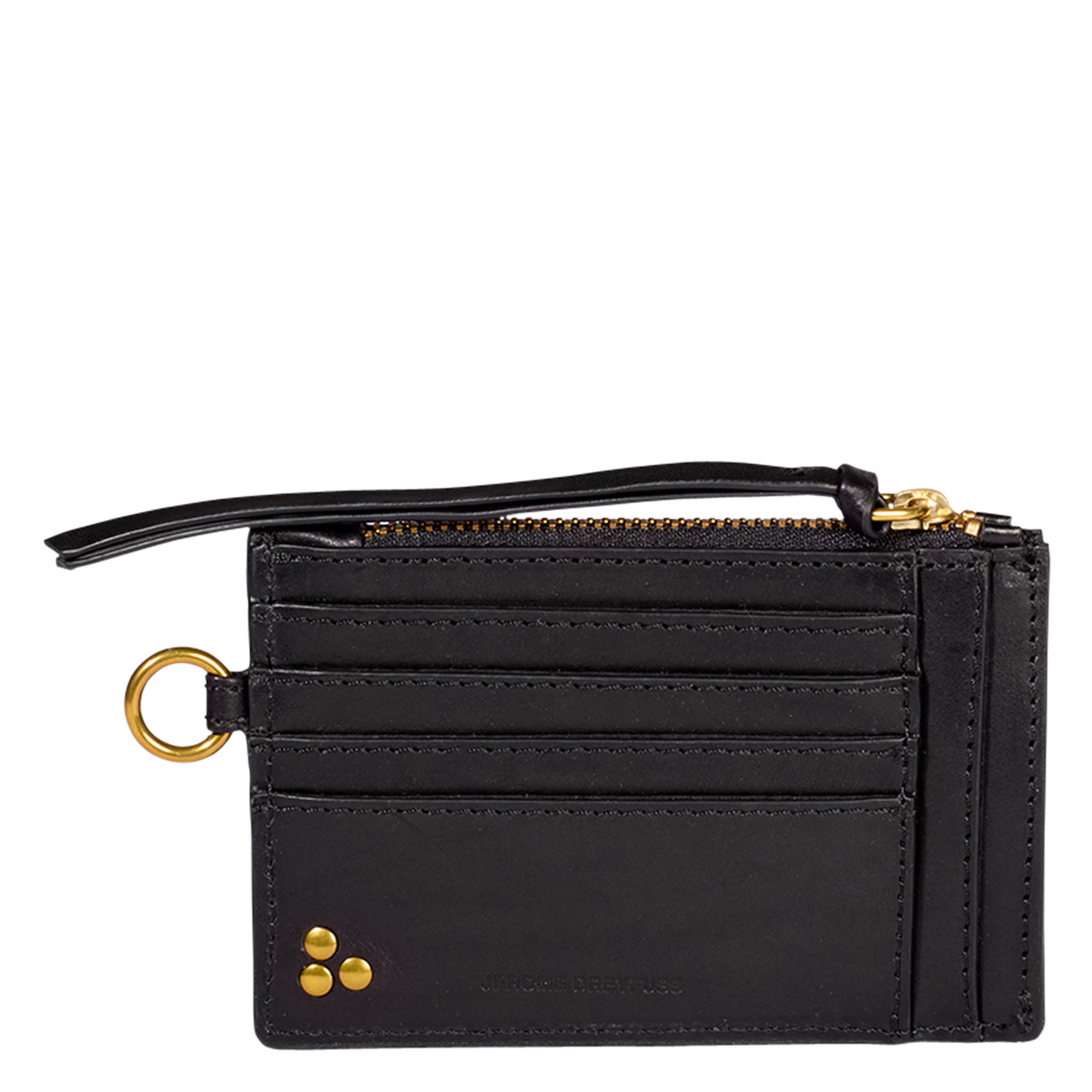 Brieftasche aus Glattleder JEROME DREYFUSS Schwarz