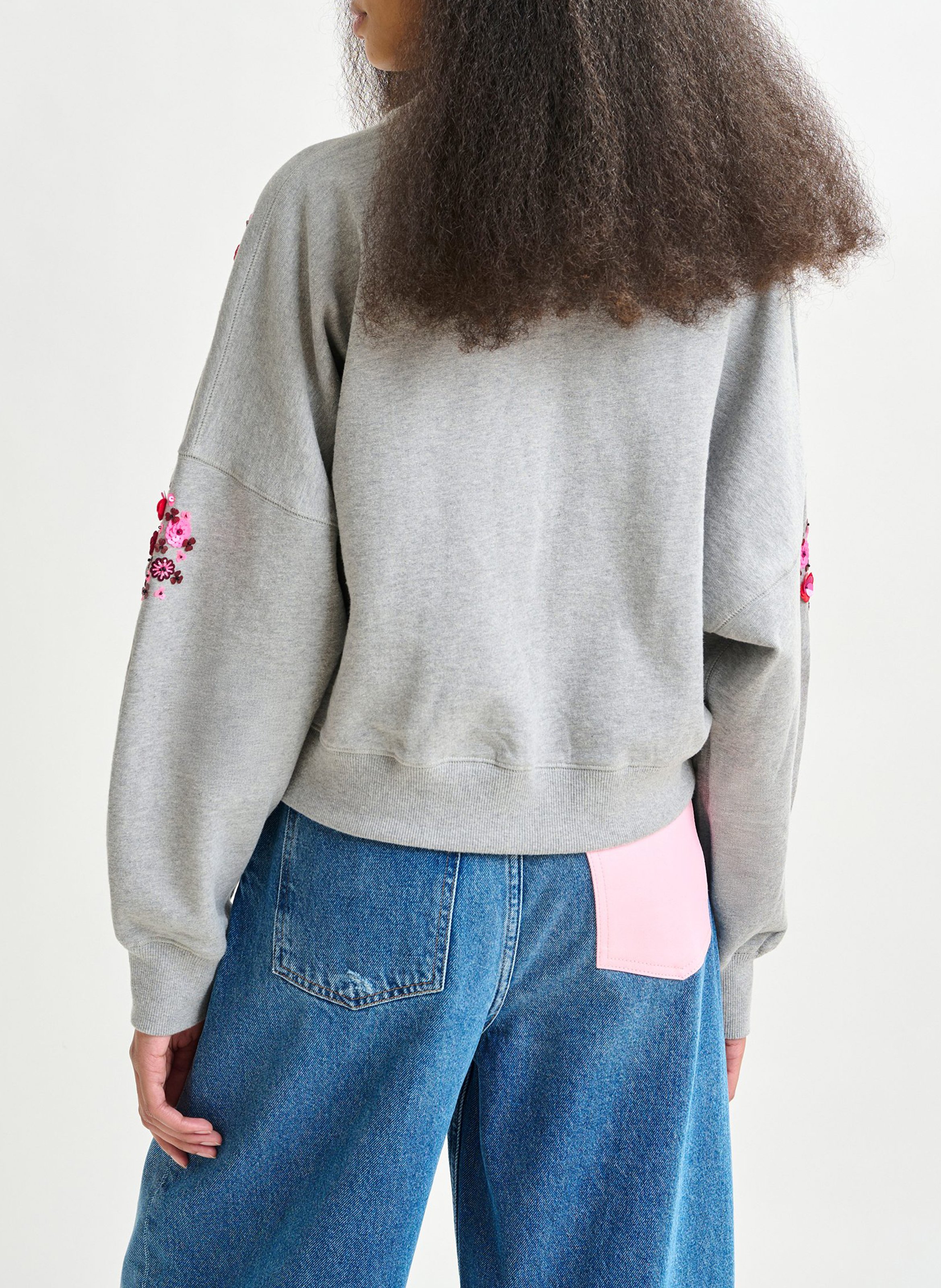 Sweat col rond en coton ESSENTIEL ANTWERP Gris