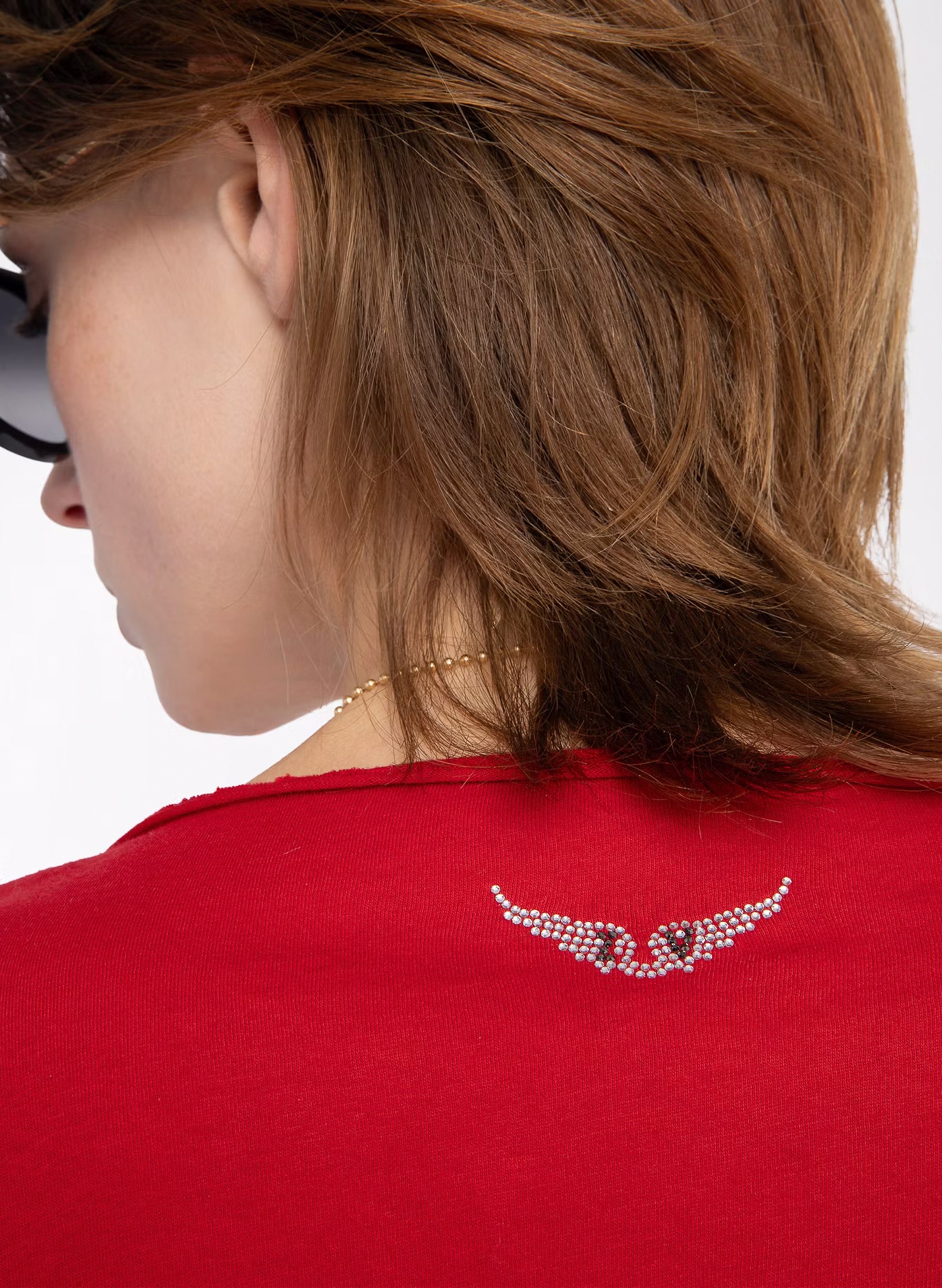 Tunisian organic cotton t-shirt ZADIG&VOLTAIRE Red