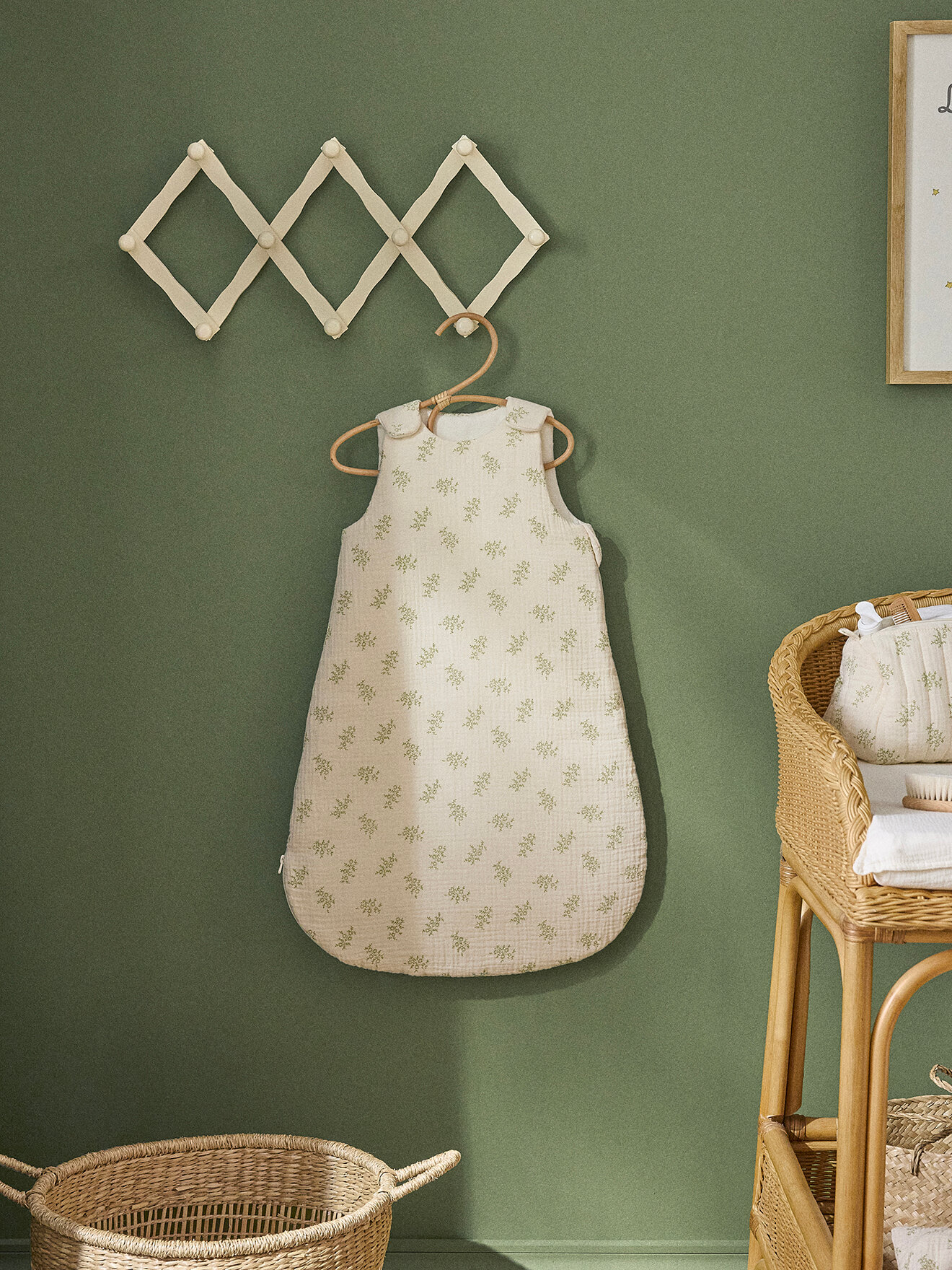 Organic cotton muslin sleeping bag "abby" - tog 4 CYRILLUS