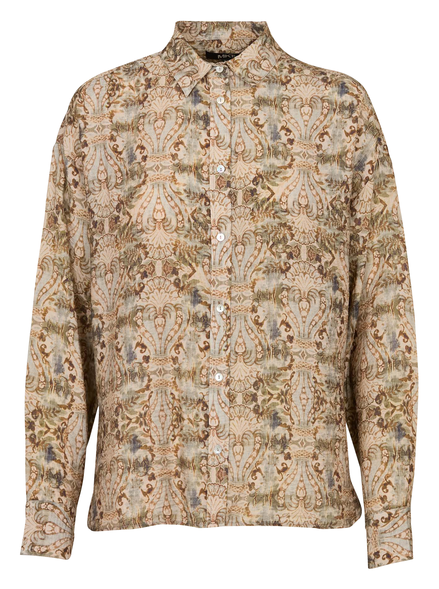 Chemise oversize col classique  MKT Vert