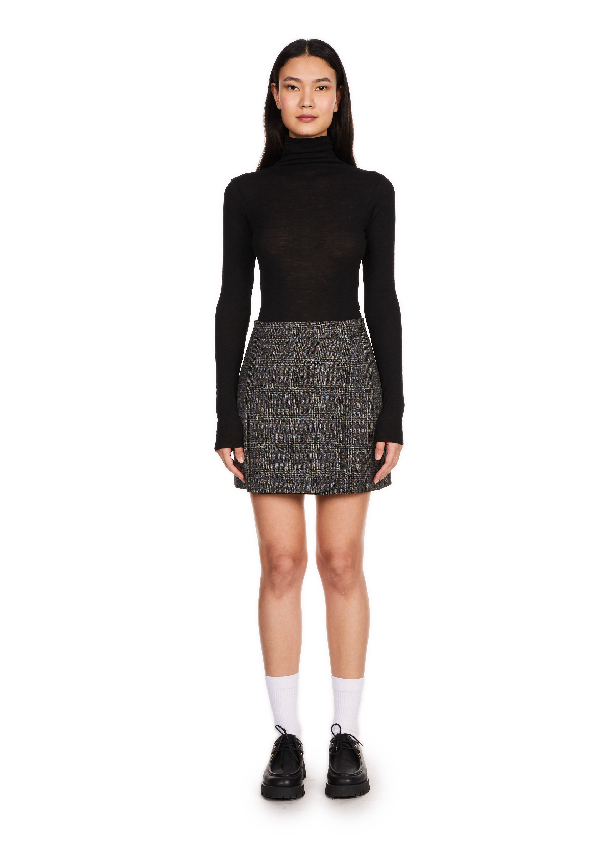 Sous-pull col roulé en laine SAISON 1865 Vert