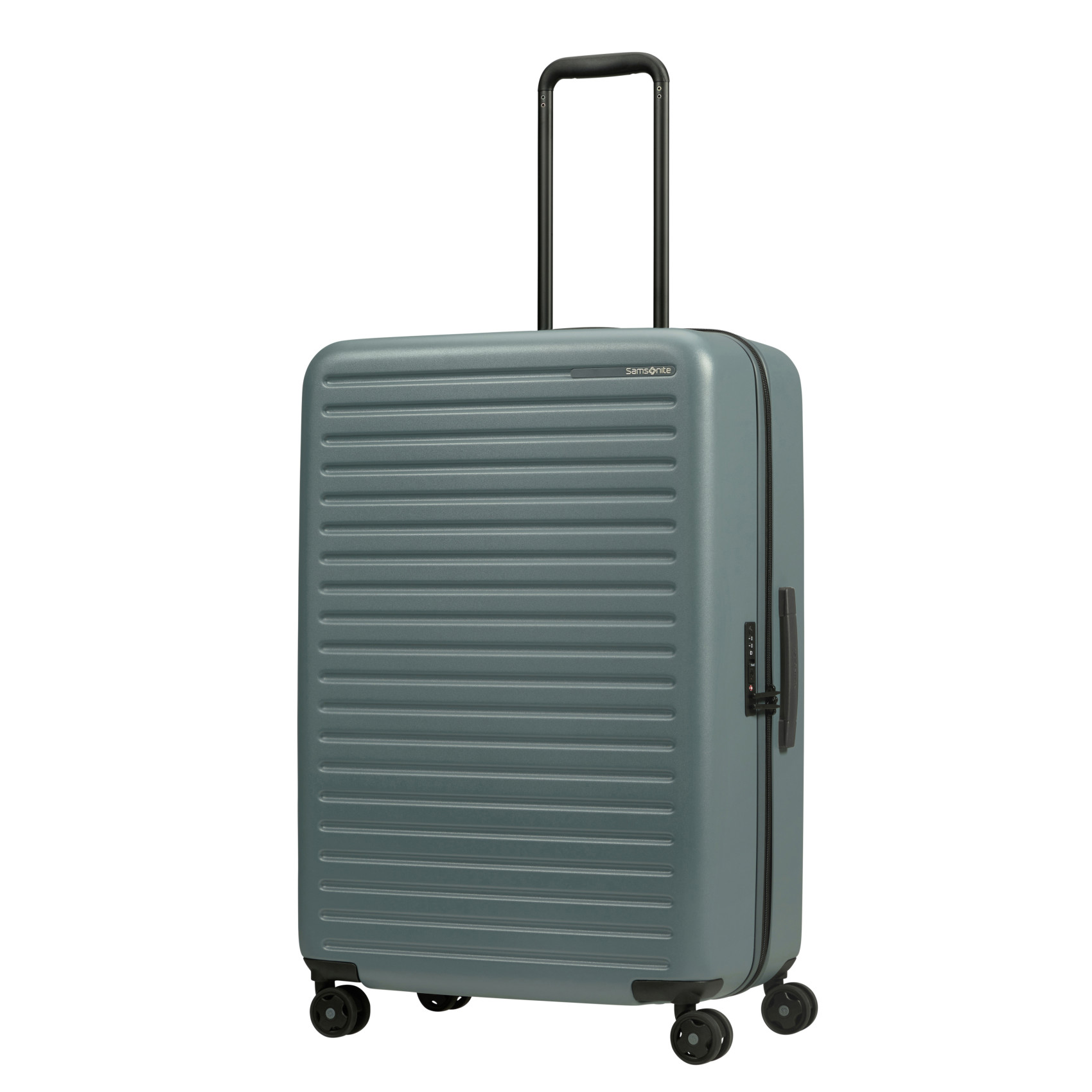 Stackd suitcase 4 wheels size L Green