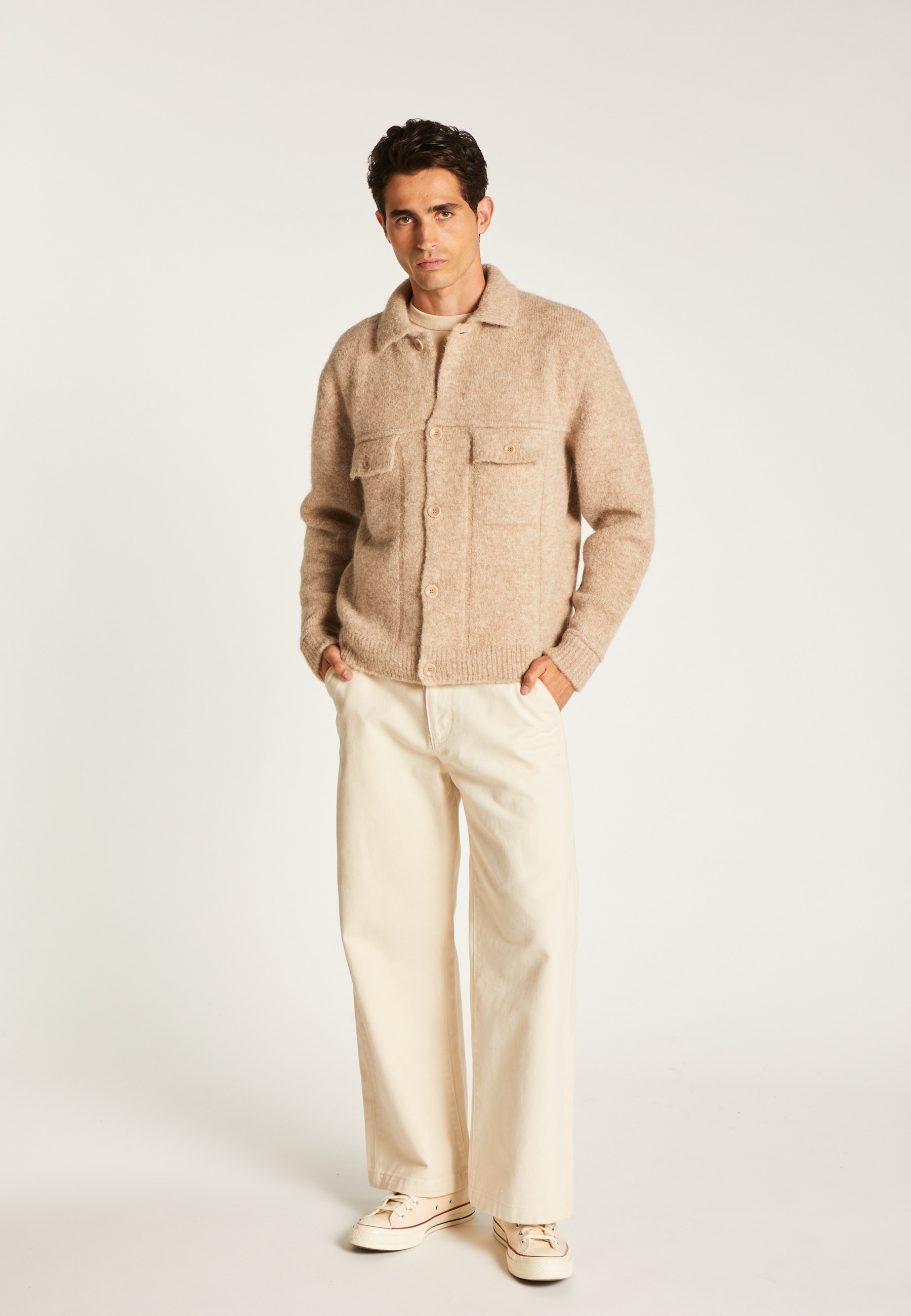 Alpaca jacket MAISON MONTAGUT Beige