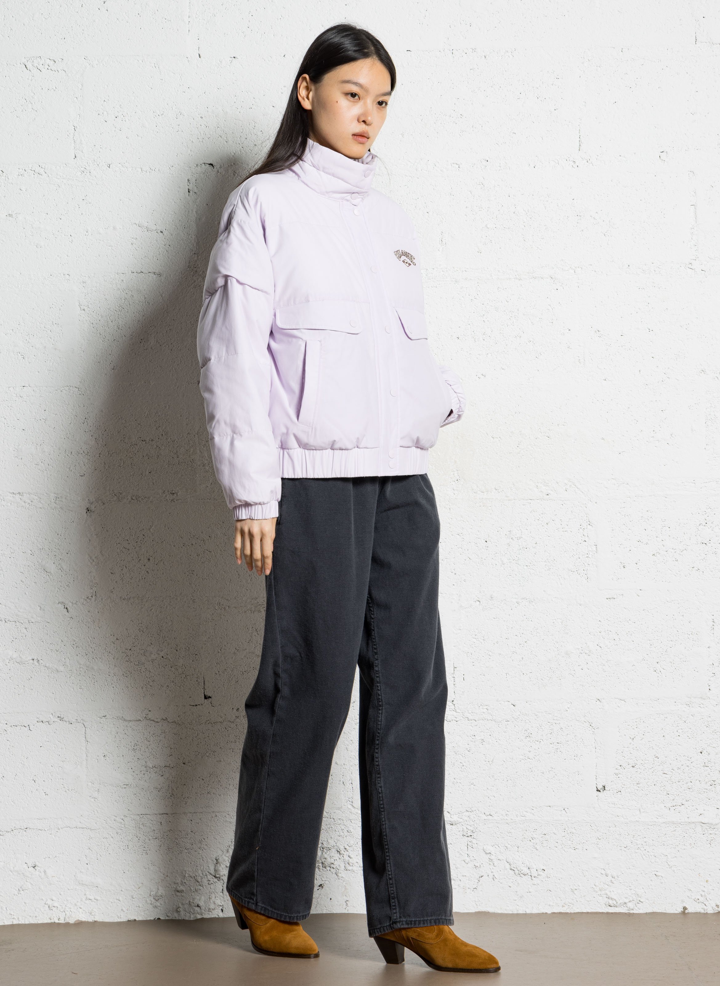 Doudoune oversize col montant BILLABONG Violet