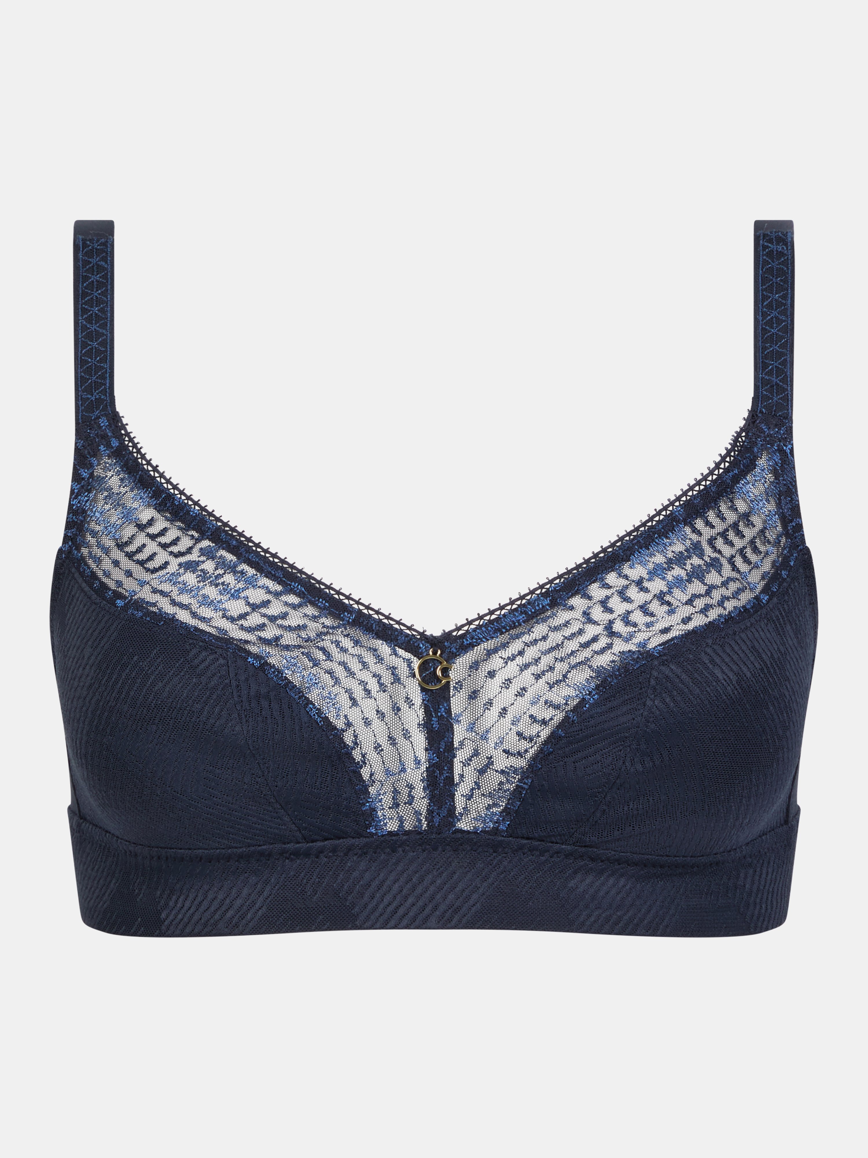 Non-wired support bra CHANTELLE Blue