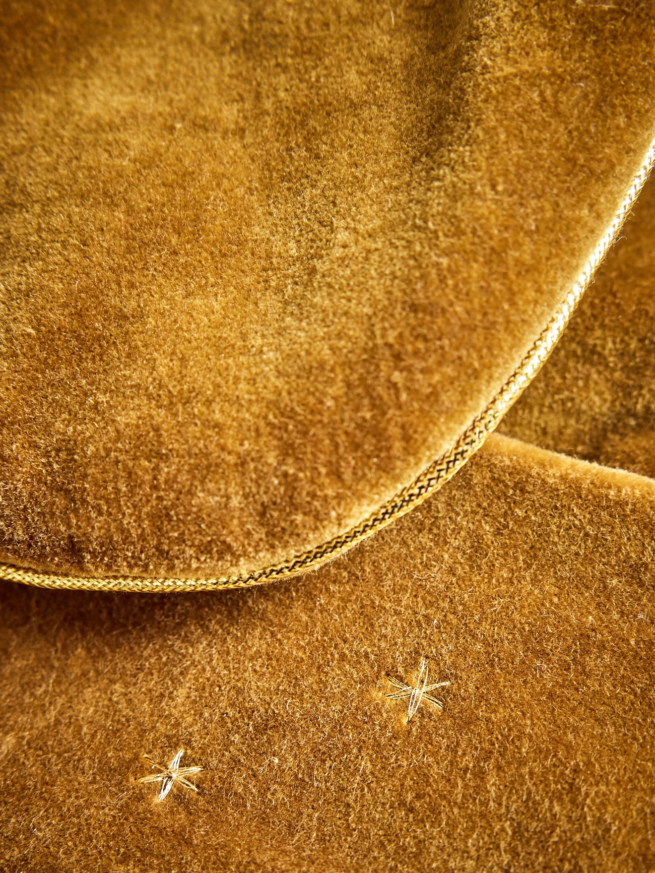 Large velvet Christmas stocking CYRILLUS Brown