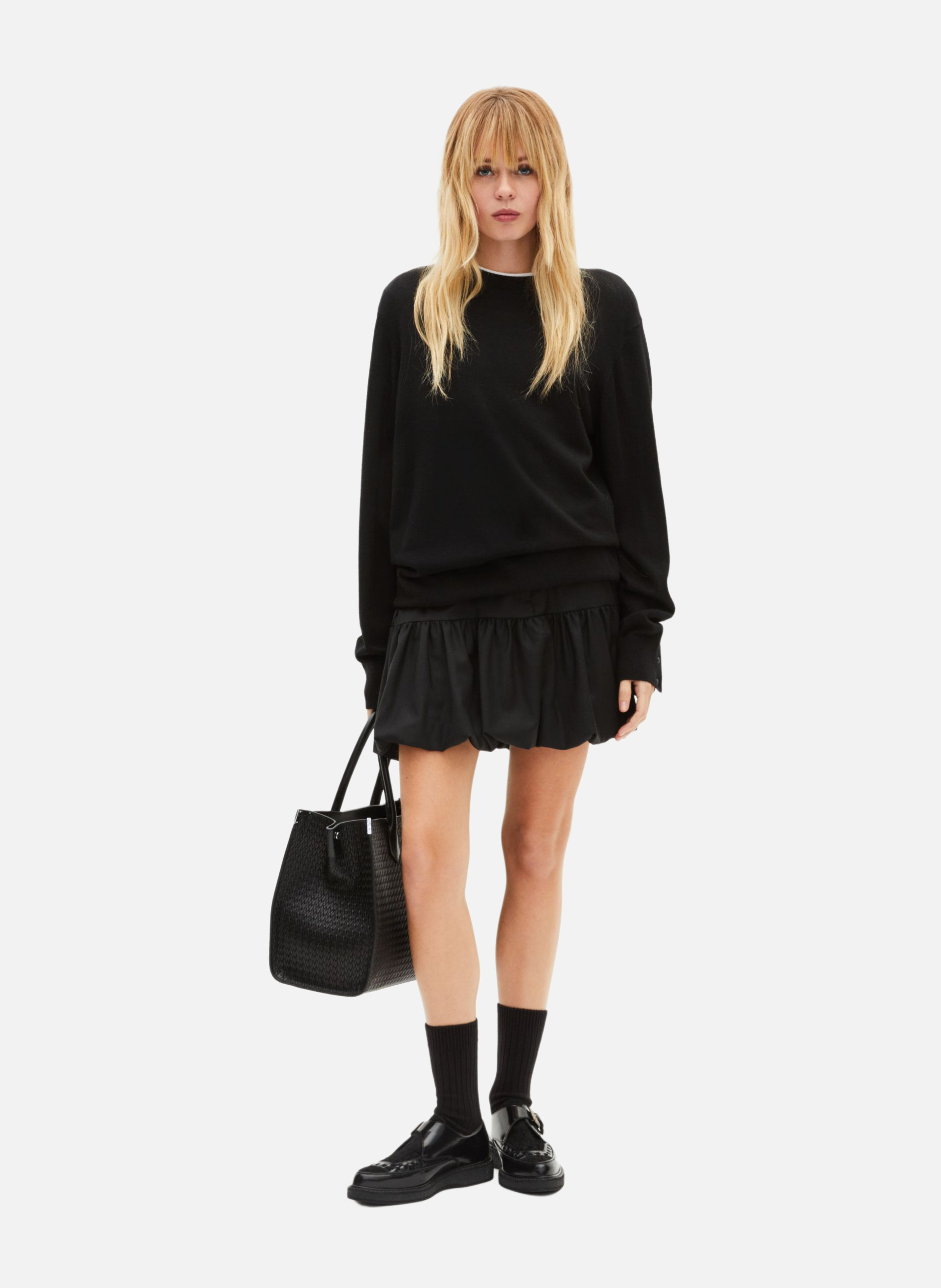 Short bubble skirt THE KOOPLES Black