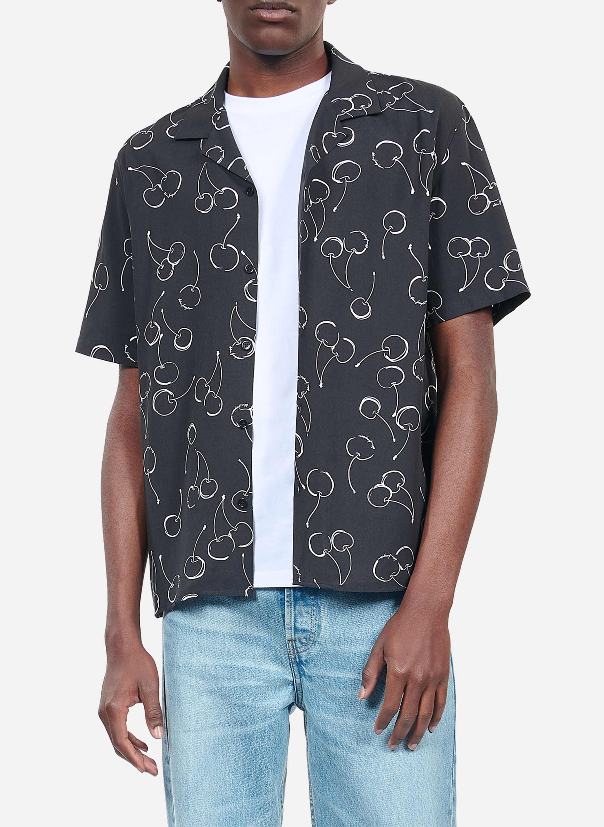 Printed short-sleeved shirt THE KOOPLES Black