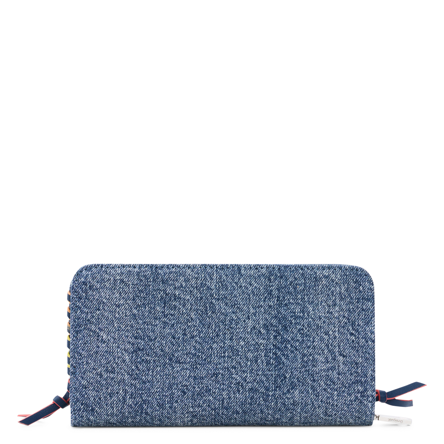 Cotton denim wallet DESIGUAL Blue