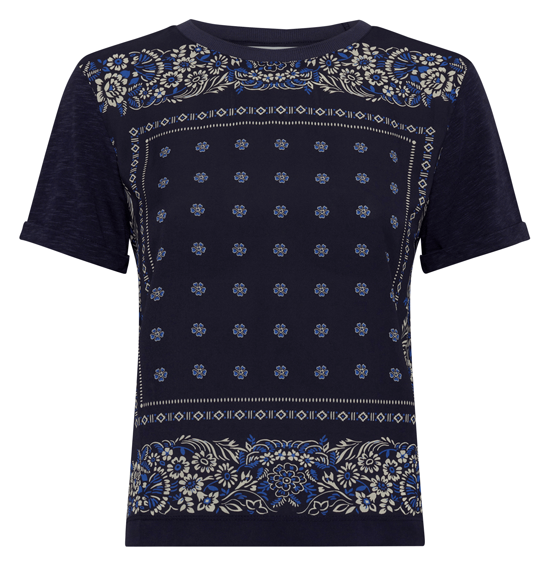 Camiseta de cuello redondo con manga 7/8 GERARD DAREL Azul