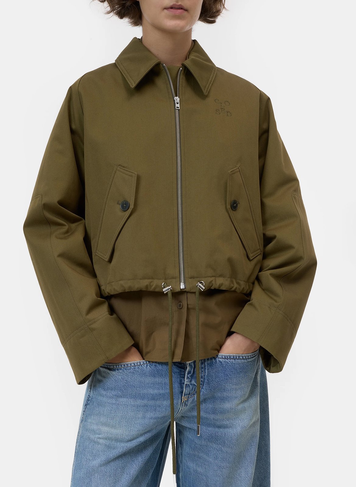 Veste col classique CLOSED Vert