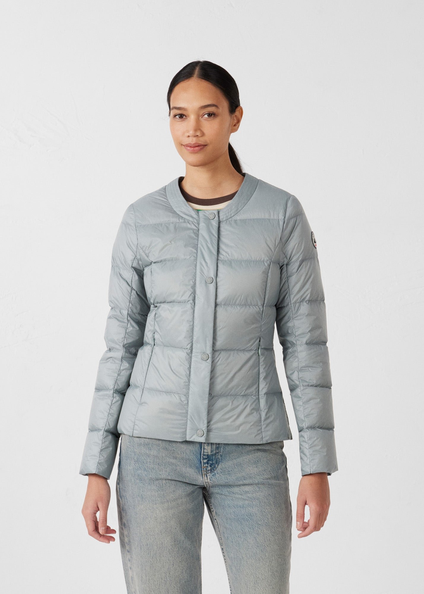 Doudoune inspirée tailleur christy JOTT Gris