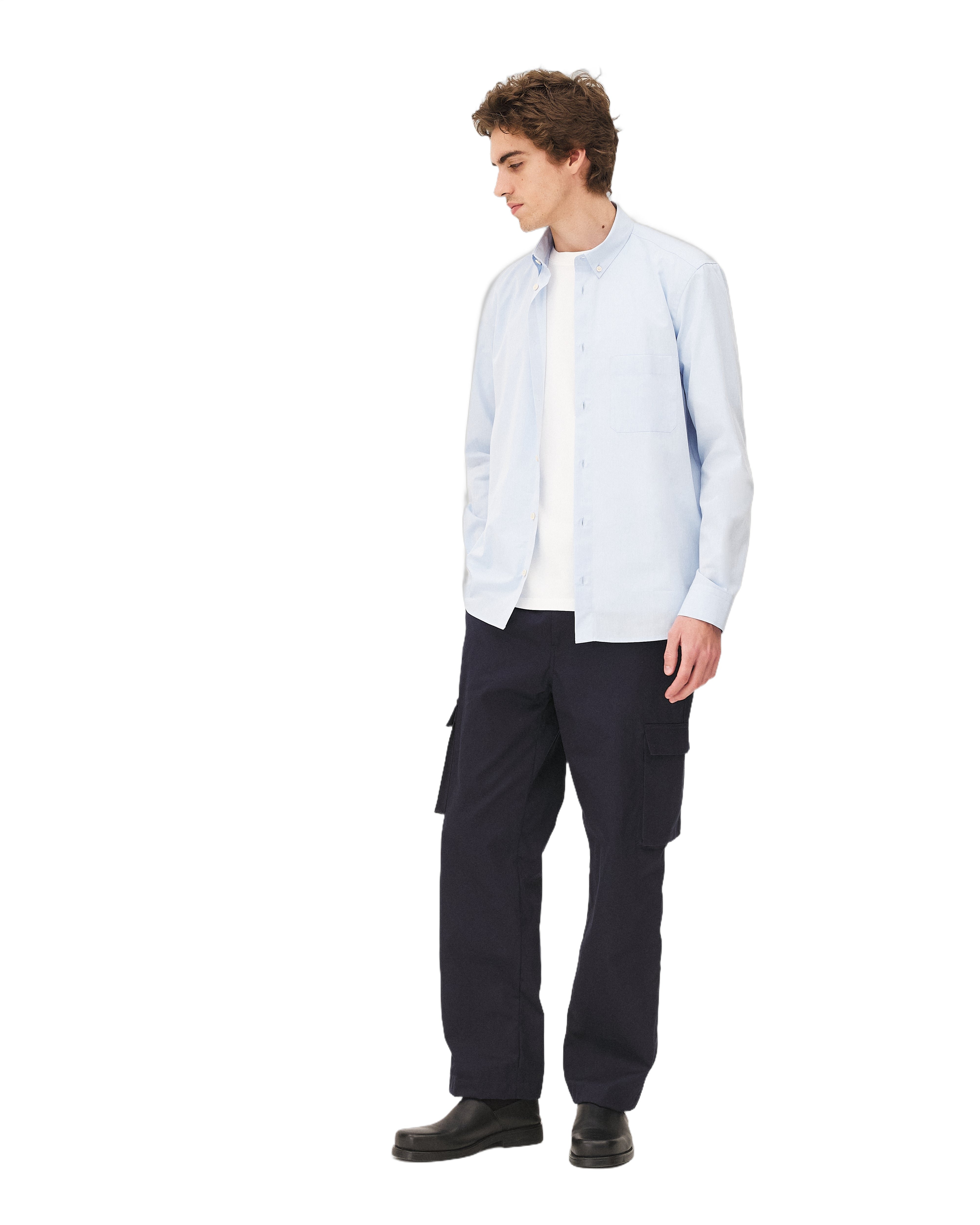 Chemise décontractée curtis sky blue Noyoco Bleu