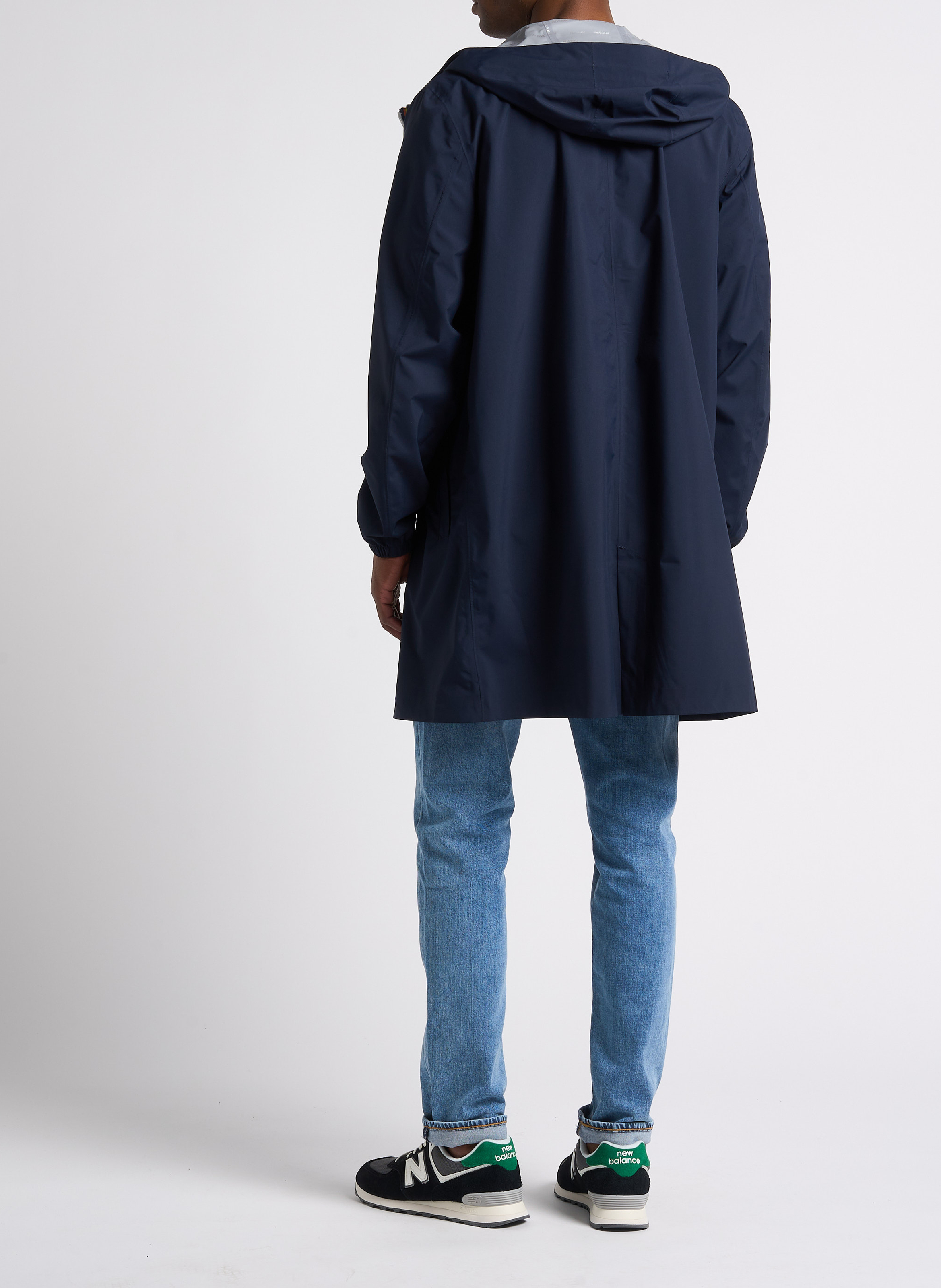 Lang windjack met capuchon K-WAY Blauw