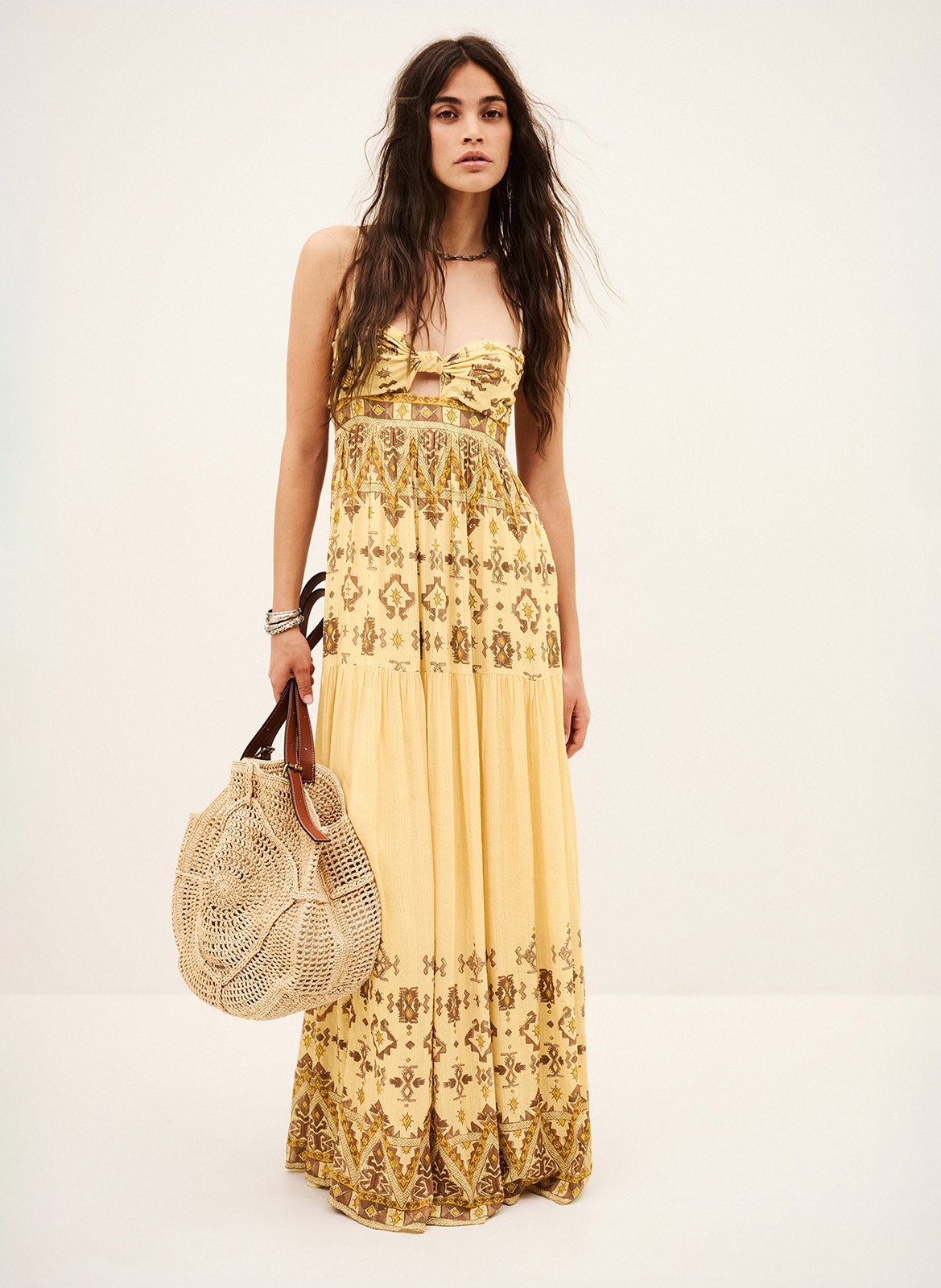 Robe midi imprimée BA&SH