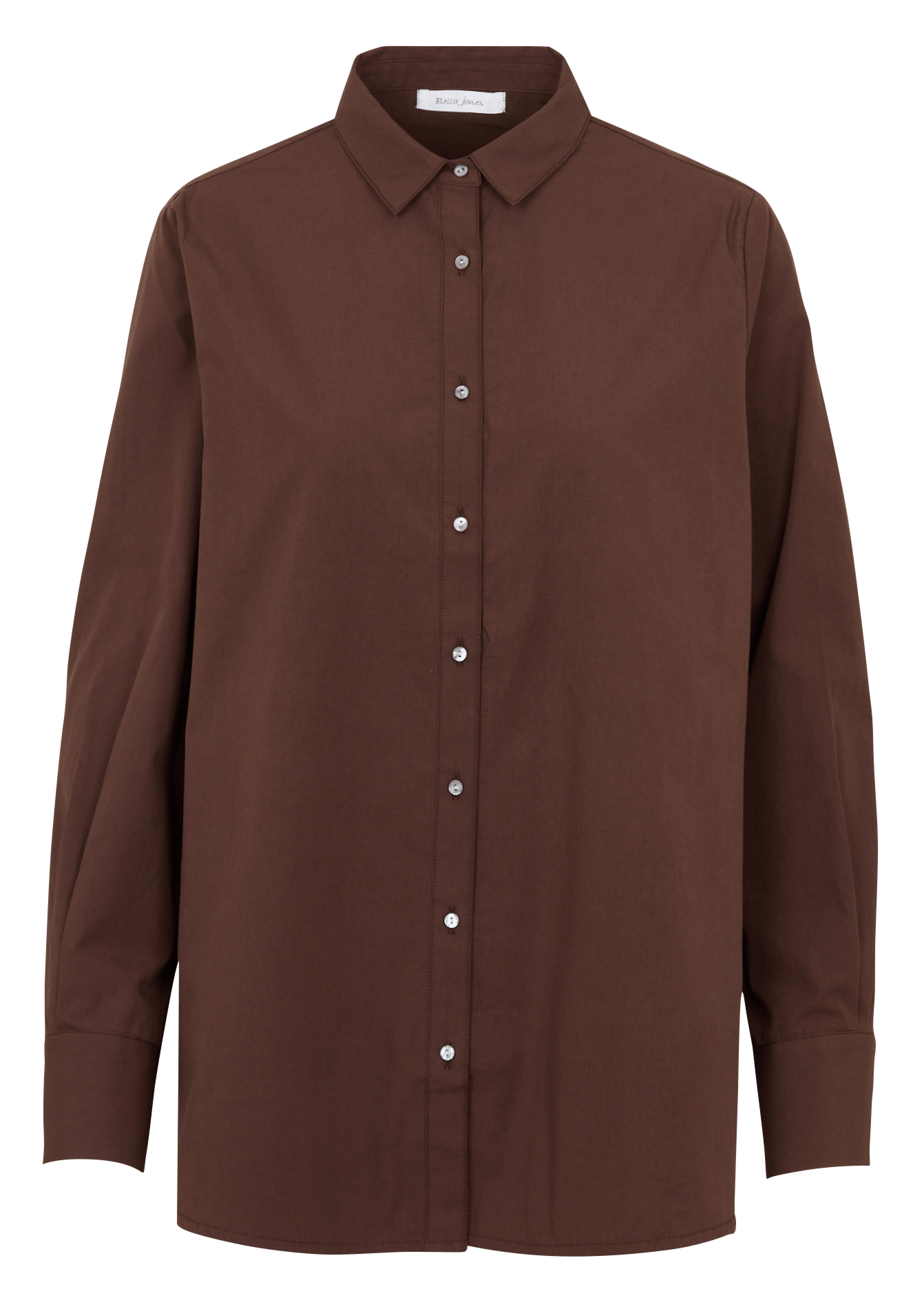 Chemise col classique oversize en coton BELLA JONES