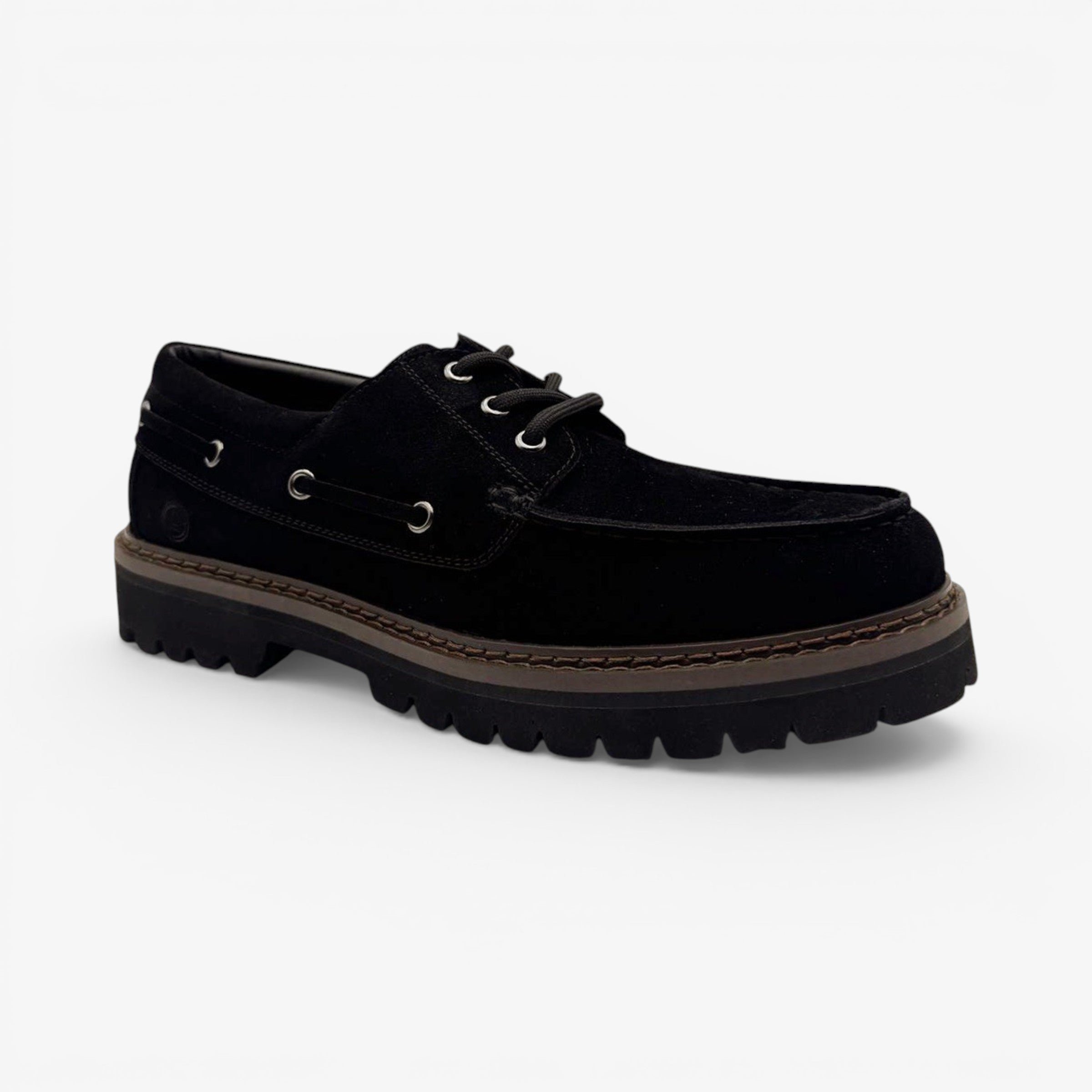 Black Wichita boat shoes SERGE BLANCO Black