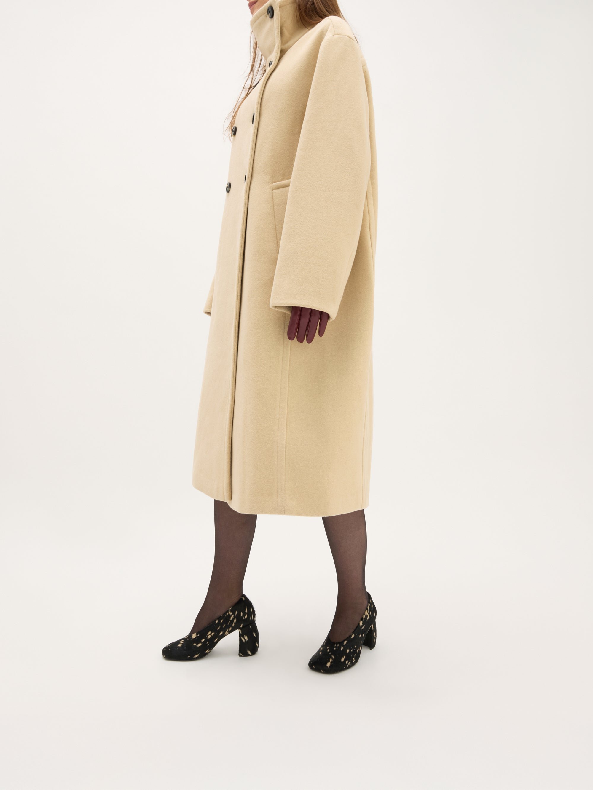 Half Moon Heel Pumps | Brown VANESSA WU Women