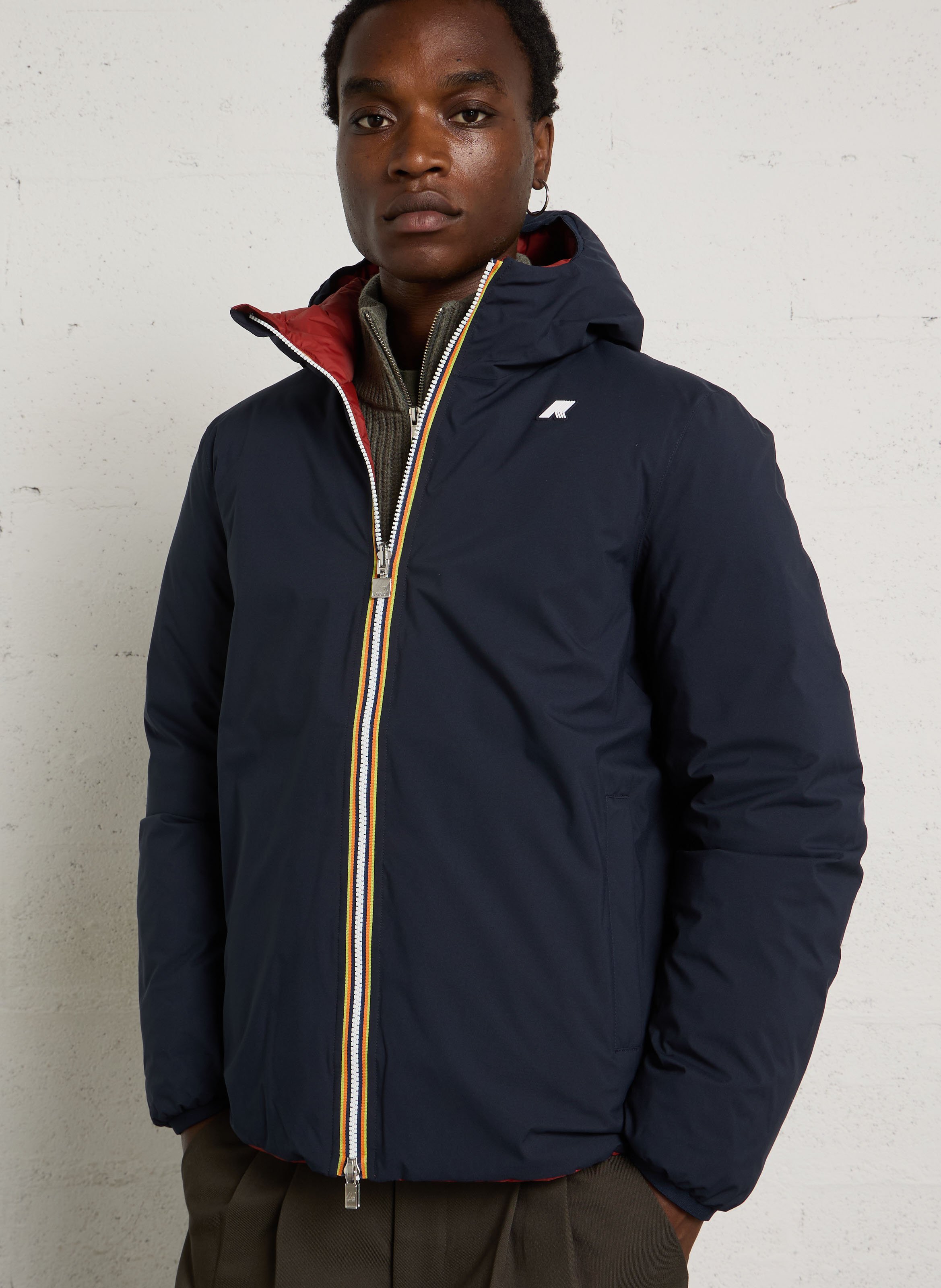 Daunenjacke mit Stehkragen K-WAY Blau
