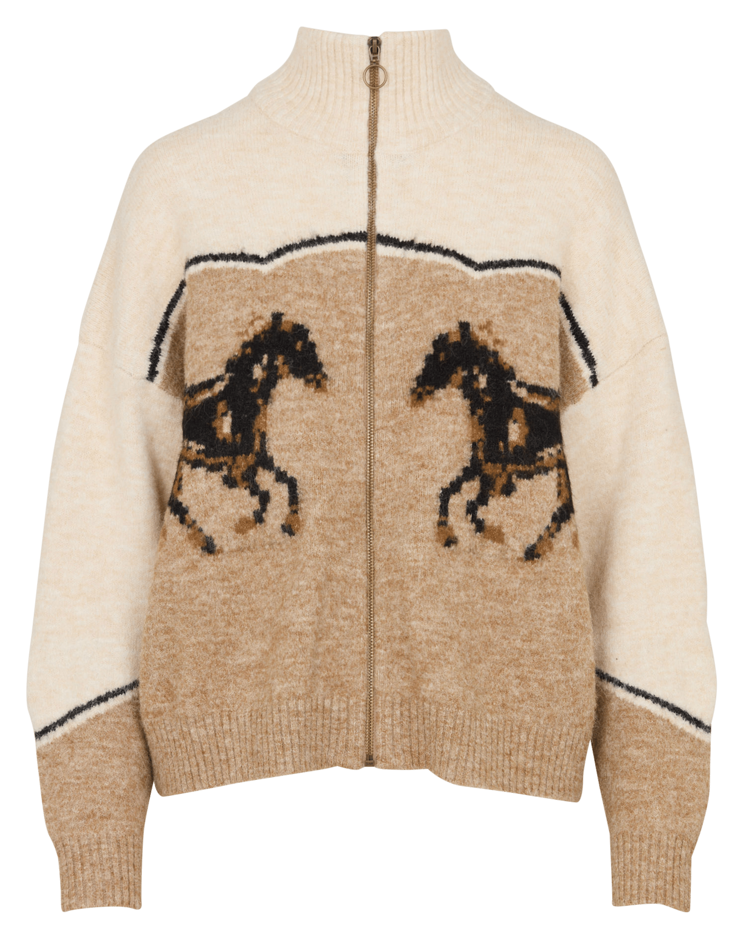 Recht vest met opstaande kraag BILLABONG Beige