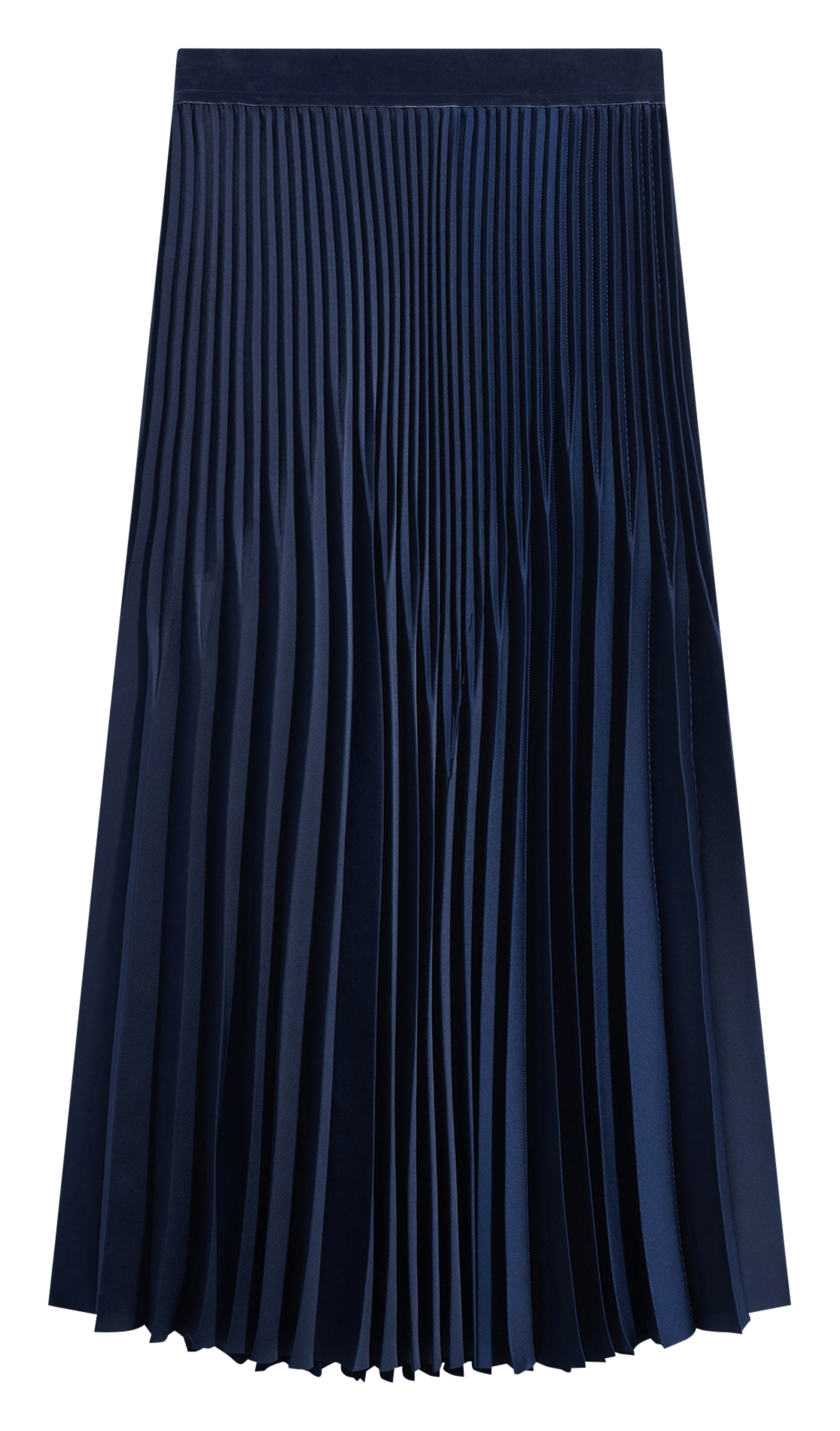 Midi-Plisseerock GERARD DAREL Blau