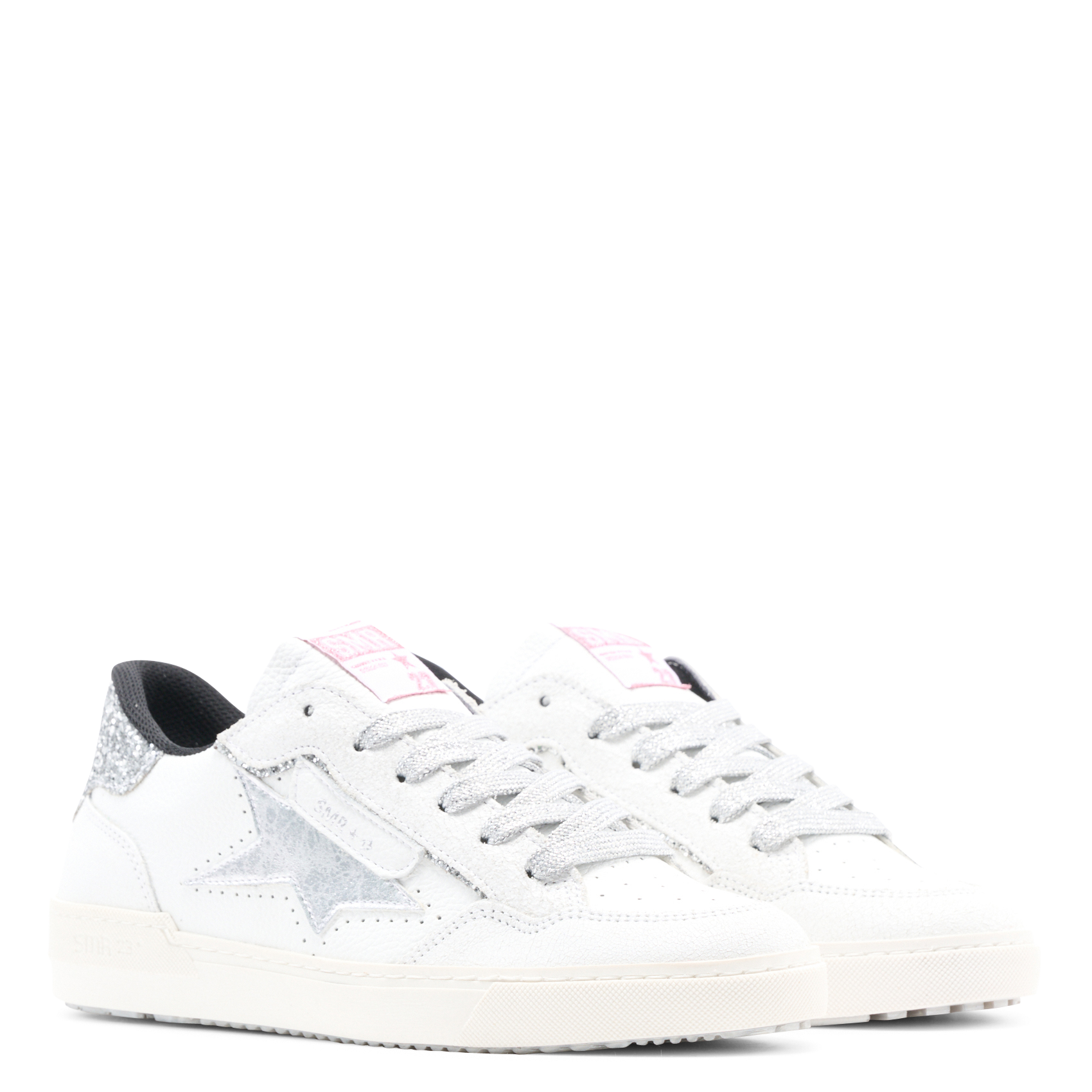 Lage sneakers met vetersluiting SEMERDJIAN - SMR Wit