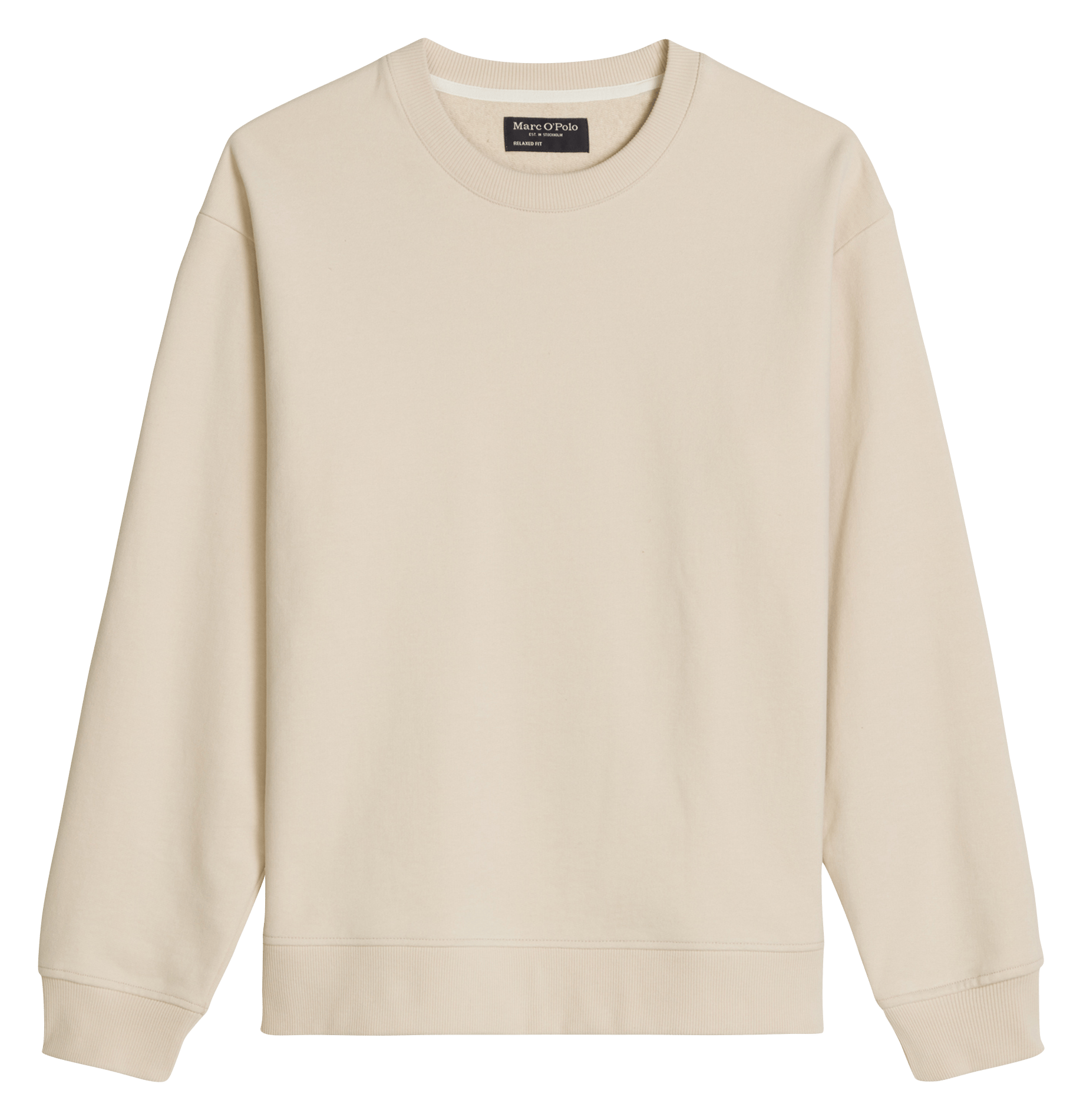 Round-neck cotton sweatshirt MARC O'POLO Grey