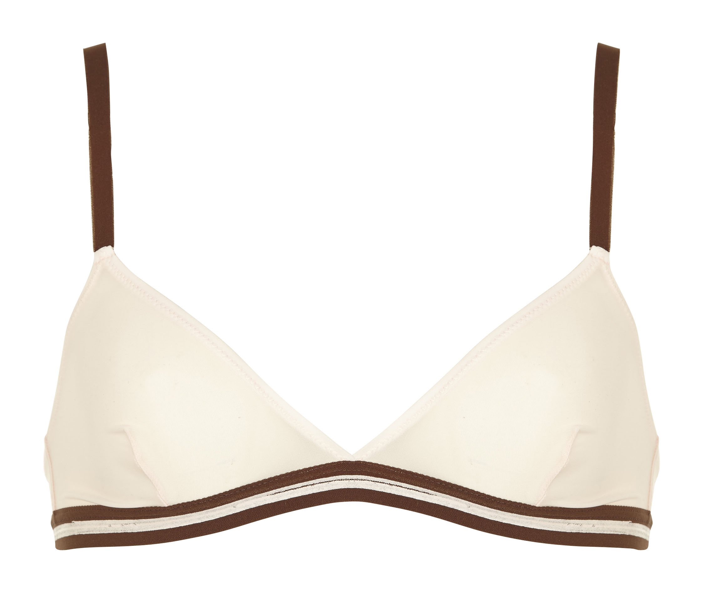 Two-tone triangle bra MOMONI Pink