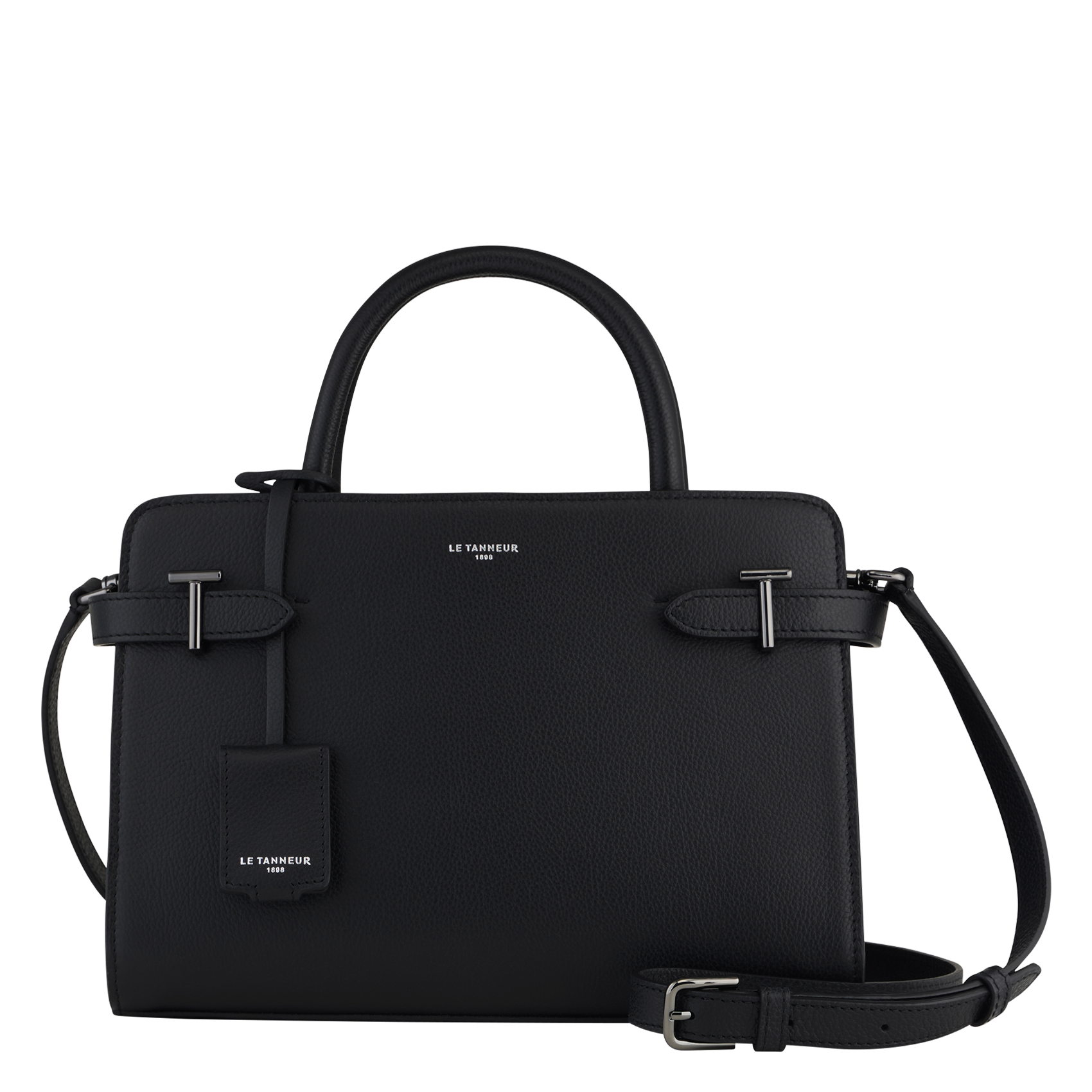 Sac à main en cuir grainé LE TANNEUR