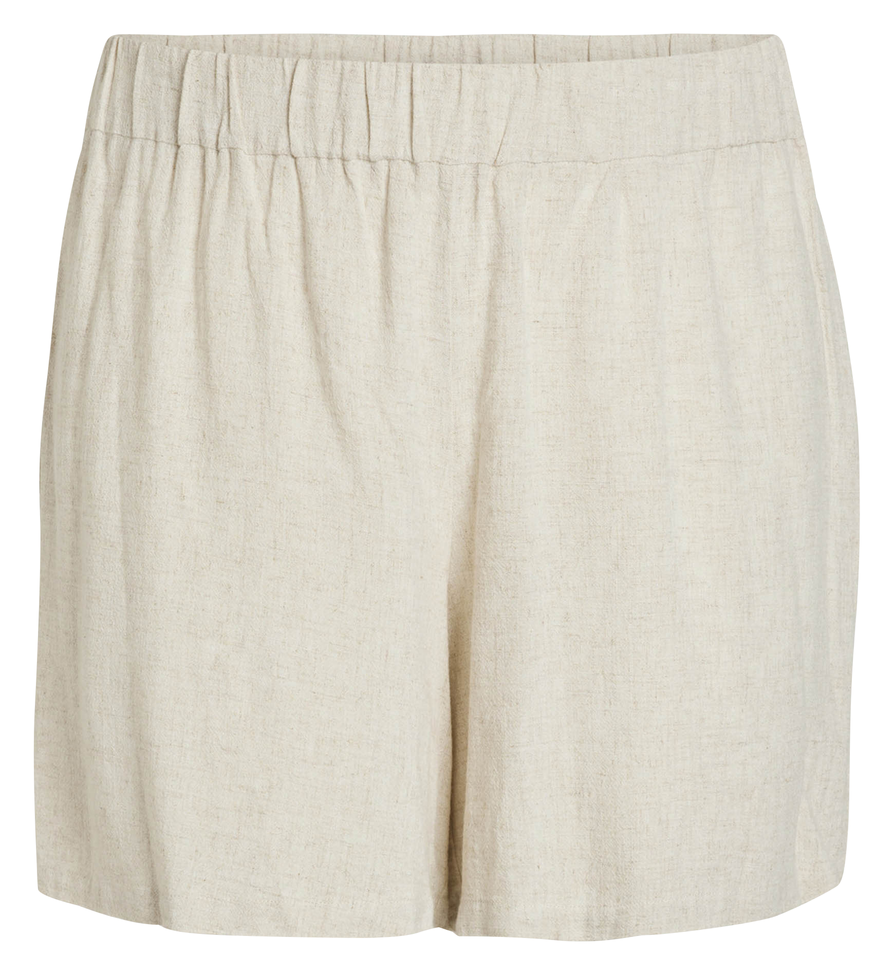 Straight fluid shorts EVOKED Beige