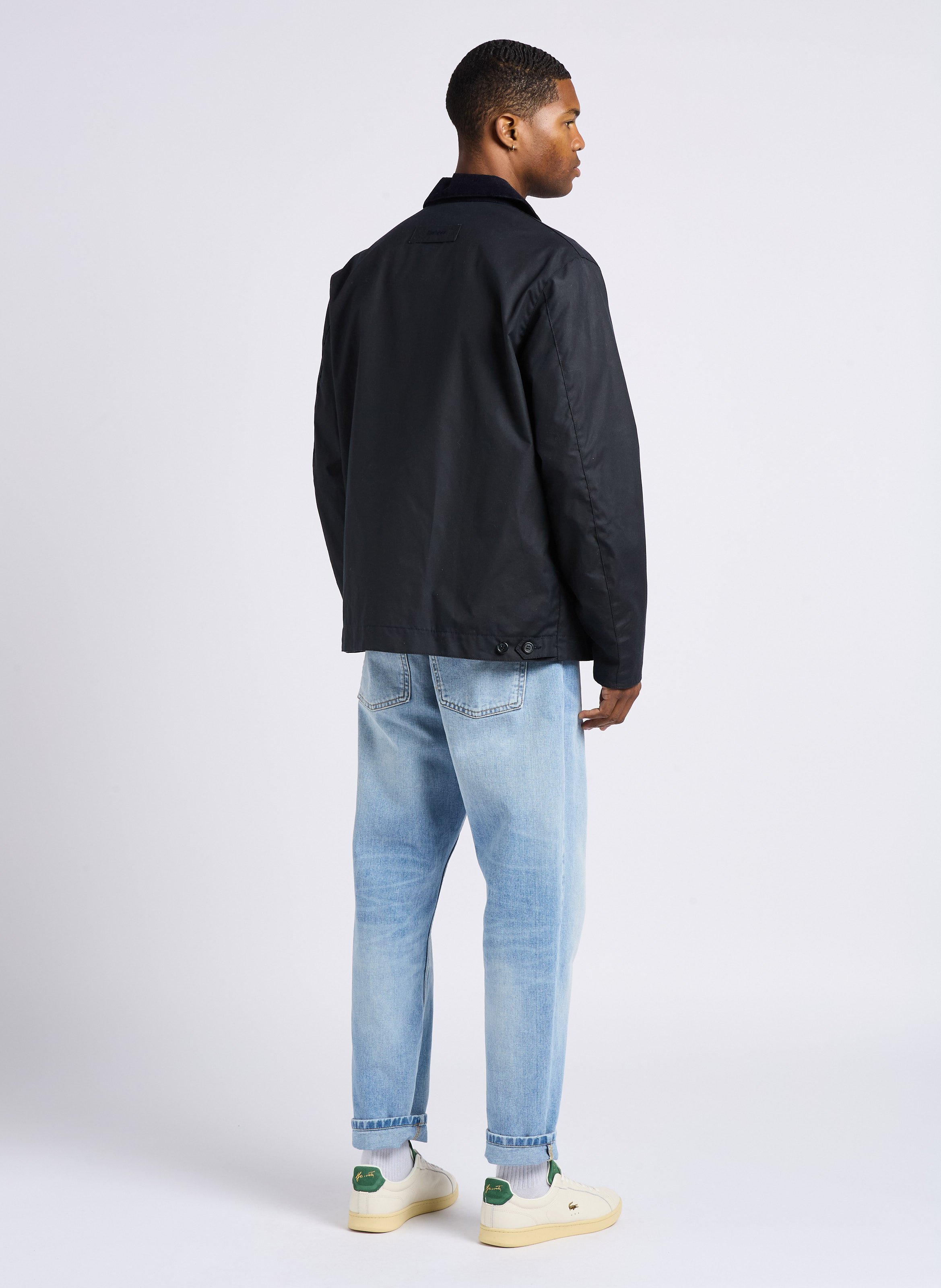 Staright embroidered round-neck cotton T-shirt CHEVIGNON White