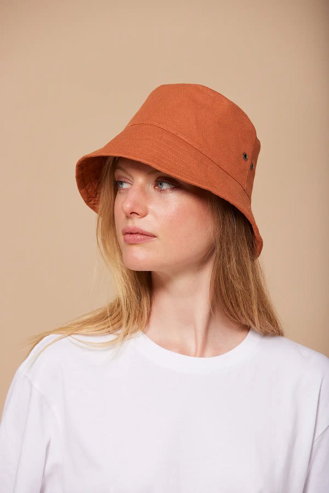 Cotton bucket hat Orange