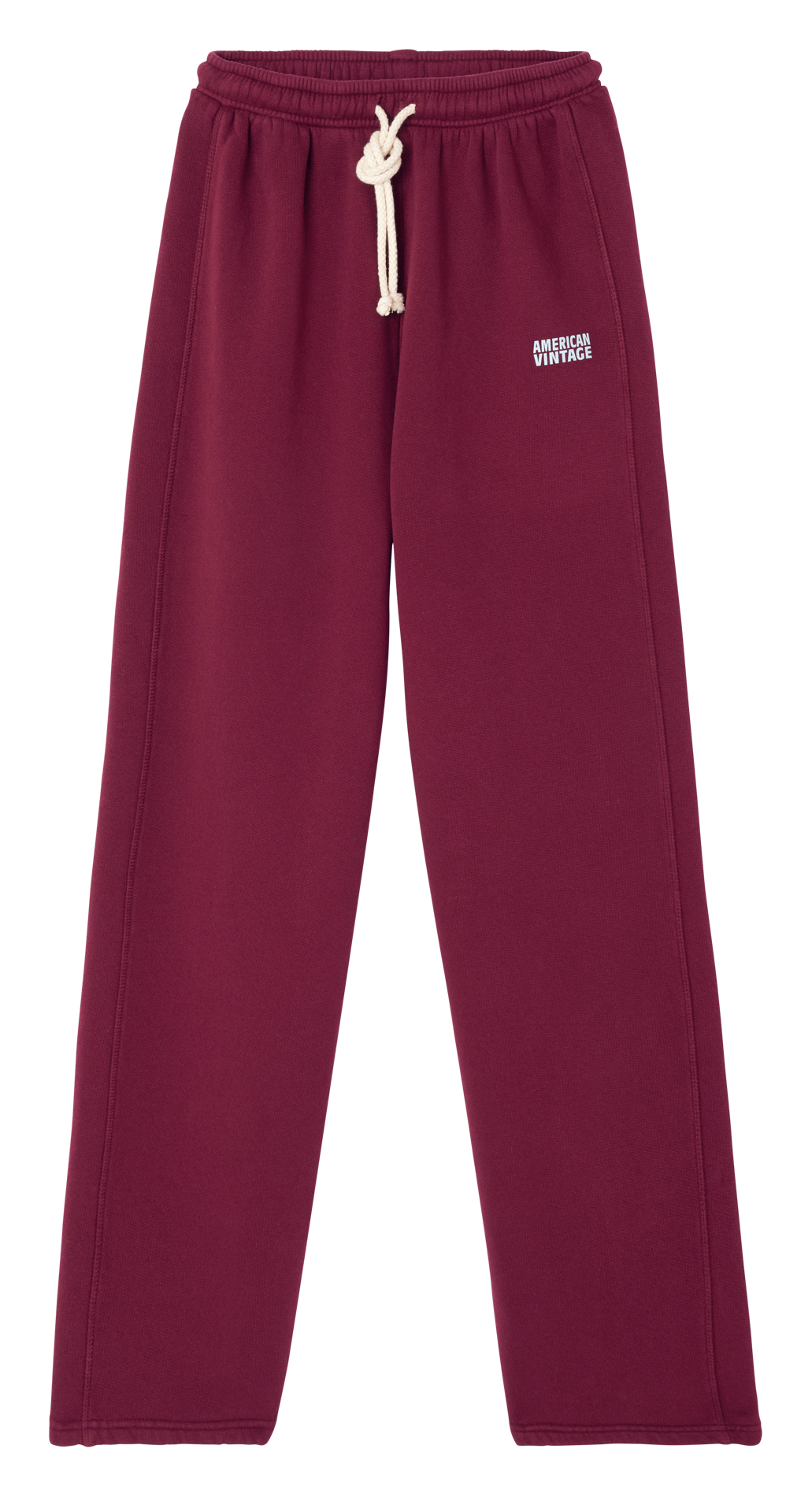 Pantalon jogging en coton mélangé Rouge