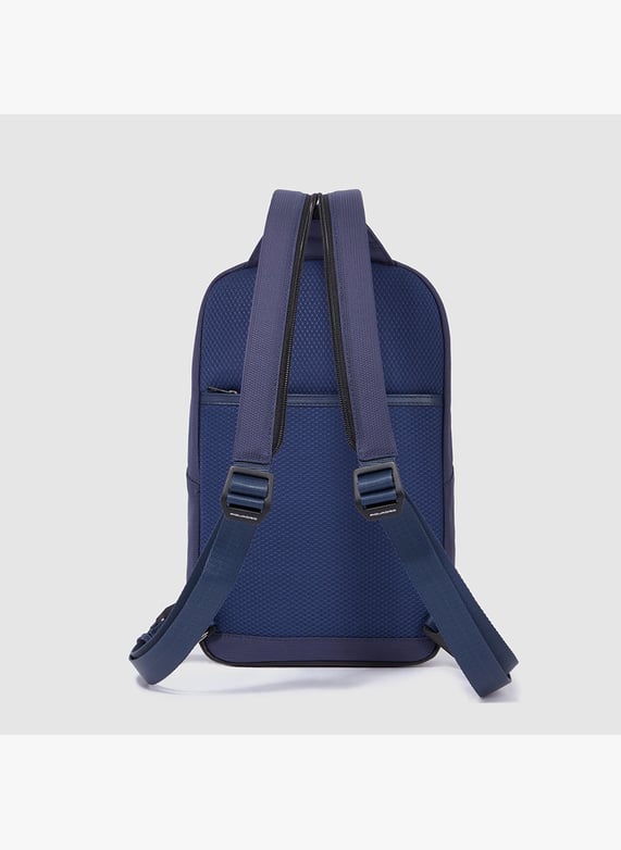 Blue Leather backpack